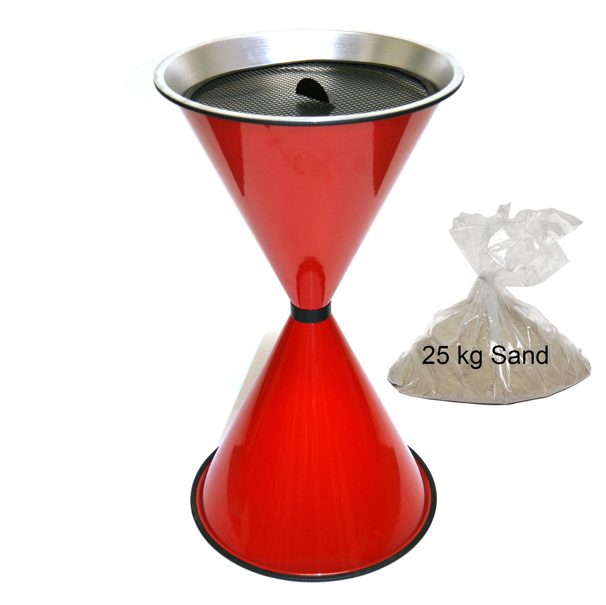 Szagato Aschenbecher Standaschenbecher DIABOLA mit Sand (Alle Ausführungen) Standascher, Made in Germany