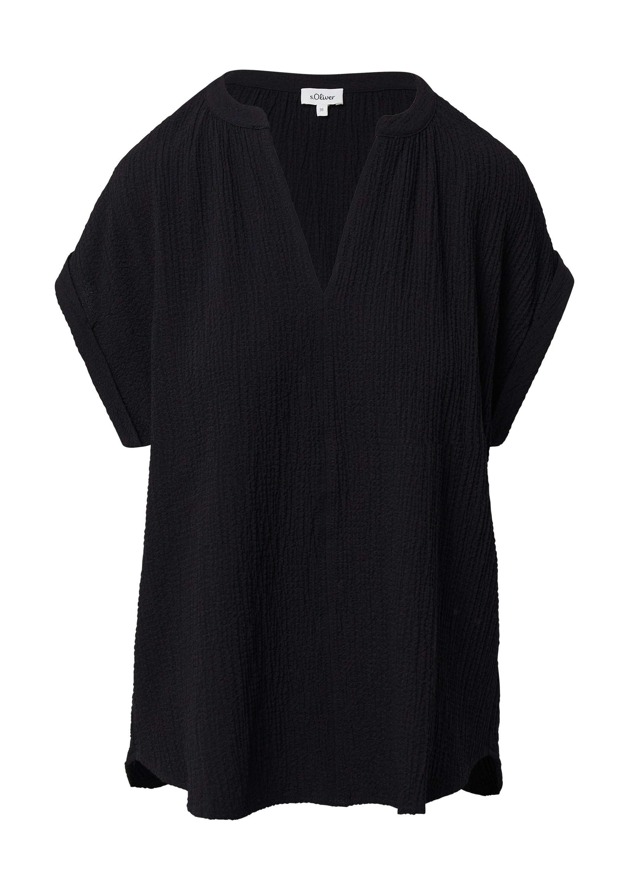 s.Oliver Blusentop Bluse Strukturierte Bluse aus Viskosemix günstig online kaufen