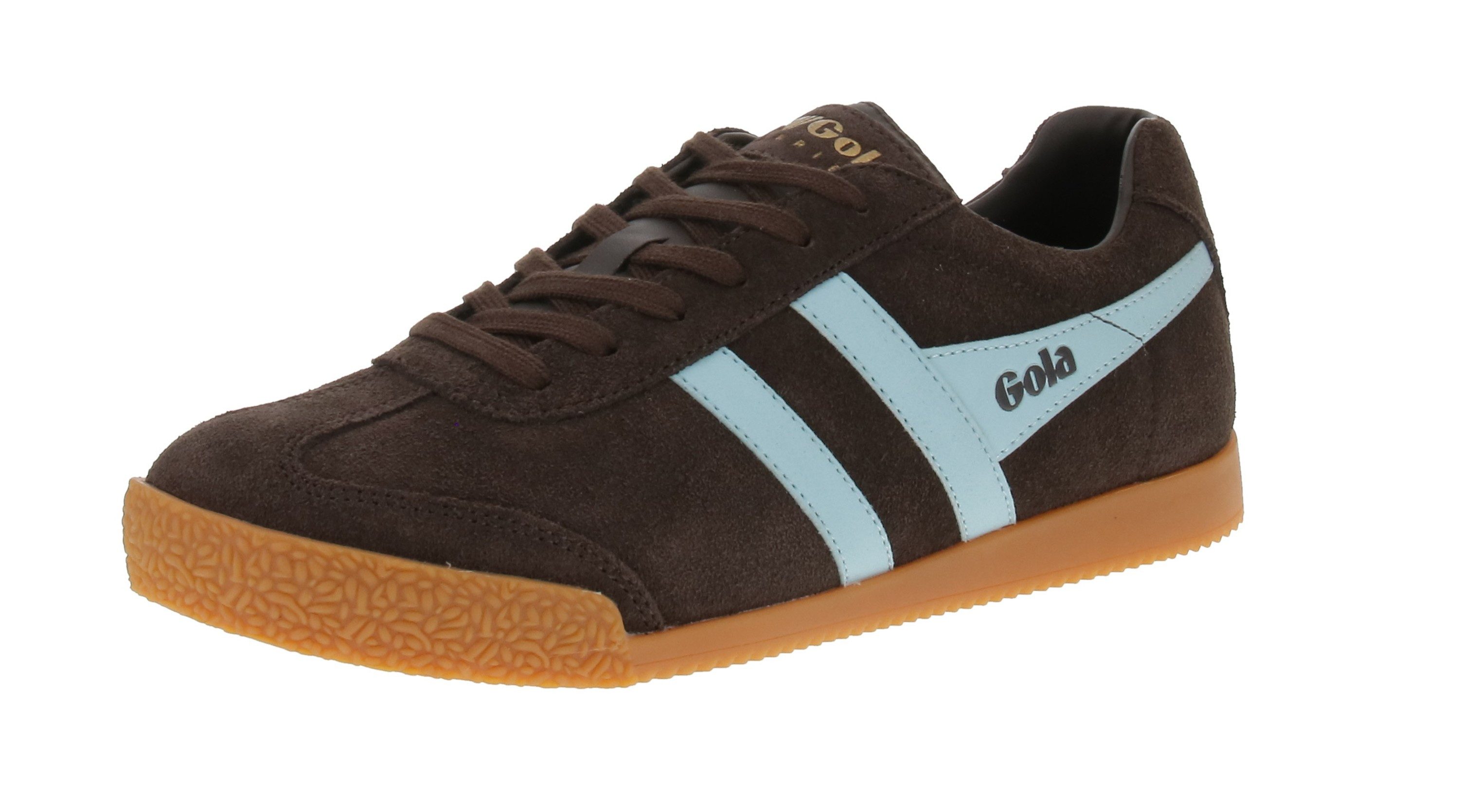Gola Gola Harrier Suede - Herren Sneaker - D.Brown-P.Blue Sneaker