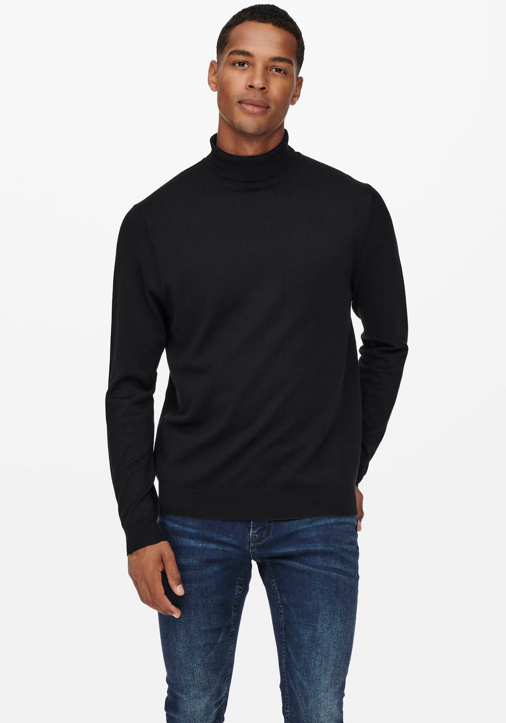 ONLY & SONS Rollkragenpullover ONSWYLER LIFE REG ROLL NECK KNIT NOOS