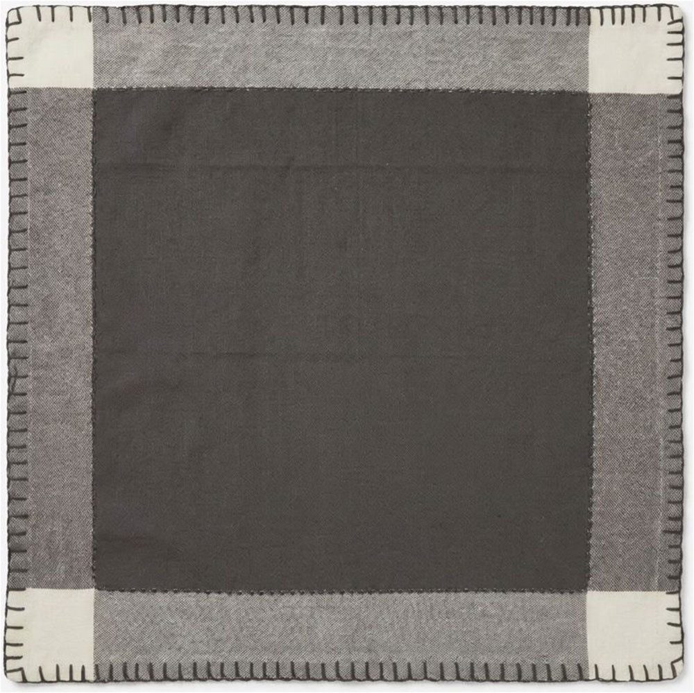 Home affaire Serviettenhalter Serviette in grautöne 6erSet, Filz, (Set, 6-tlg., 6er-Set)