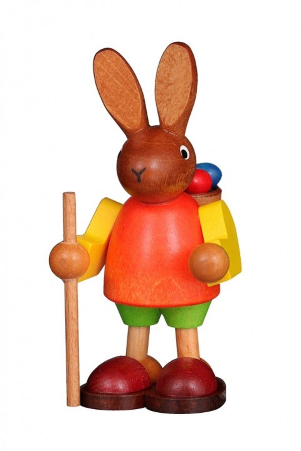 Christian Ulbricht Osterhase Christian Ulbricht Hase mit Buckelkorb klein, Handarbeit aus dem Erzgebirge