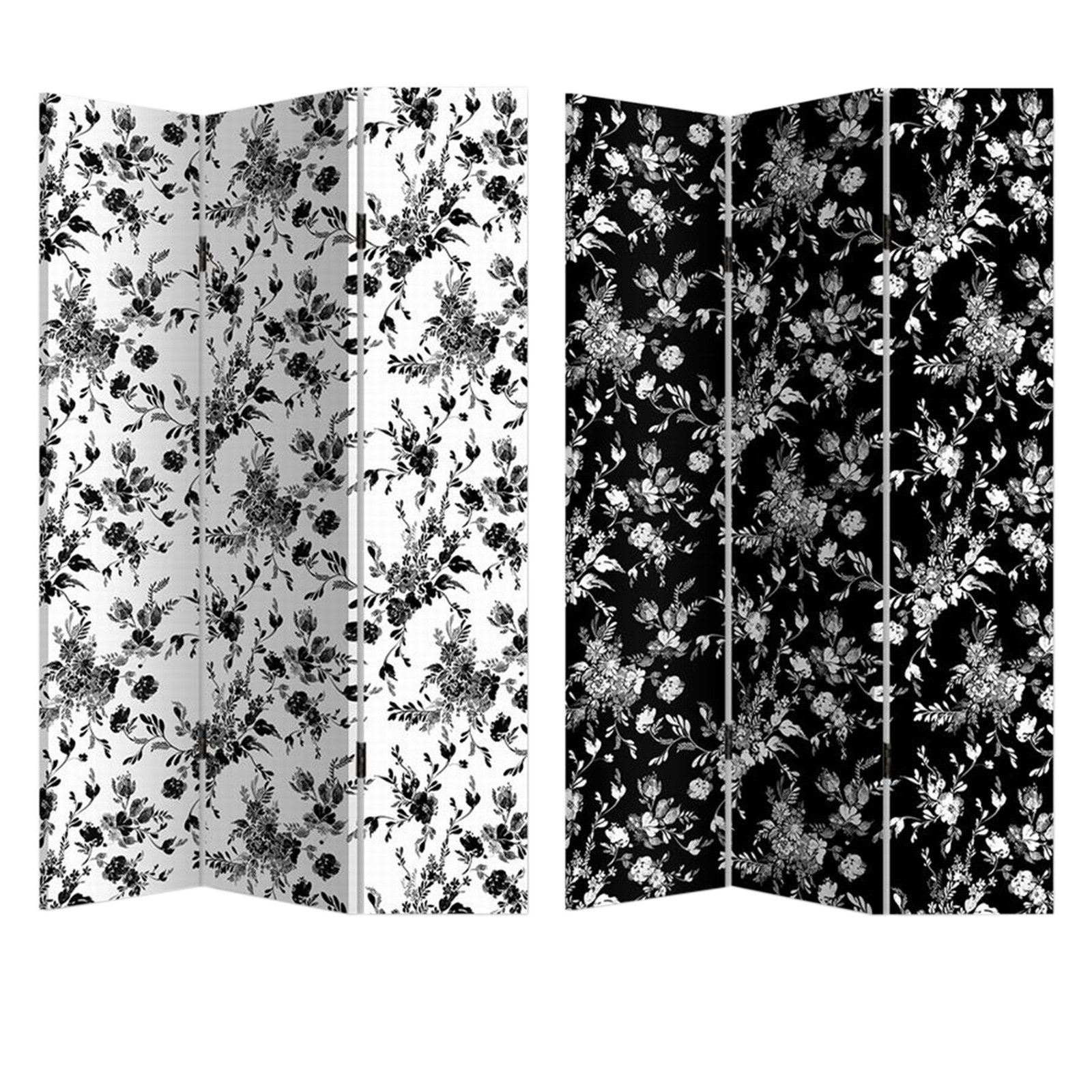 HTI-Living Paravent Paravent Black and White günstig online kaufen