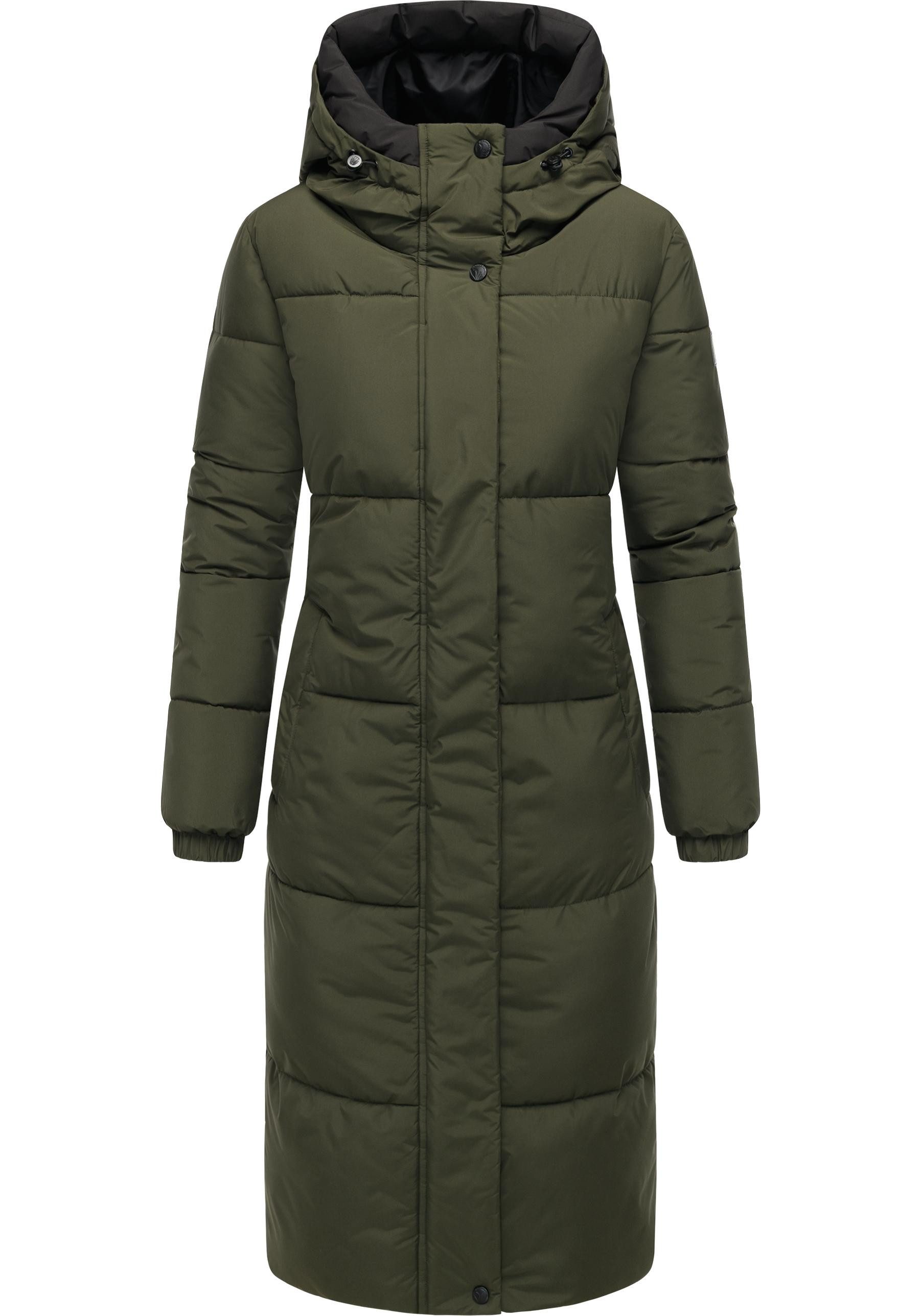 Navahoo Steppmantel Taublüte XIV Gesteppter Damen Mantel mit 2-Wege-Reißverschluss