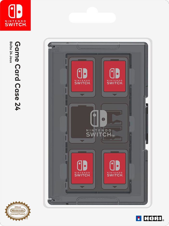 Hori Spielekonsolen-Zubehörset Nintendo Switch Card (24) - schwarz Case