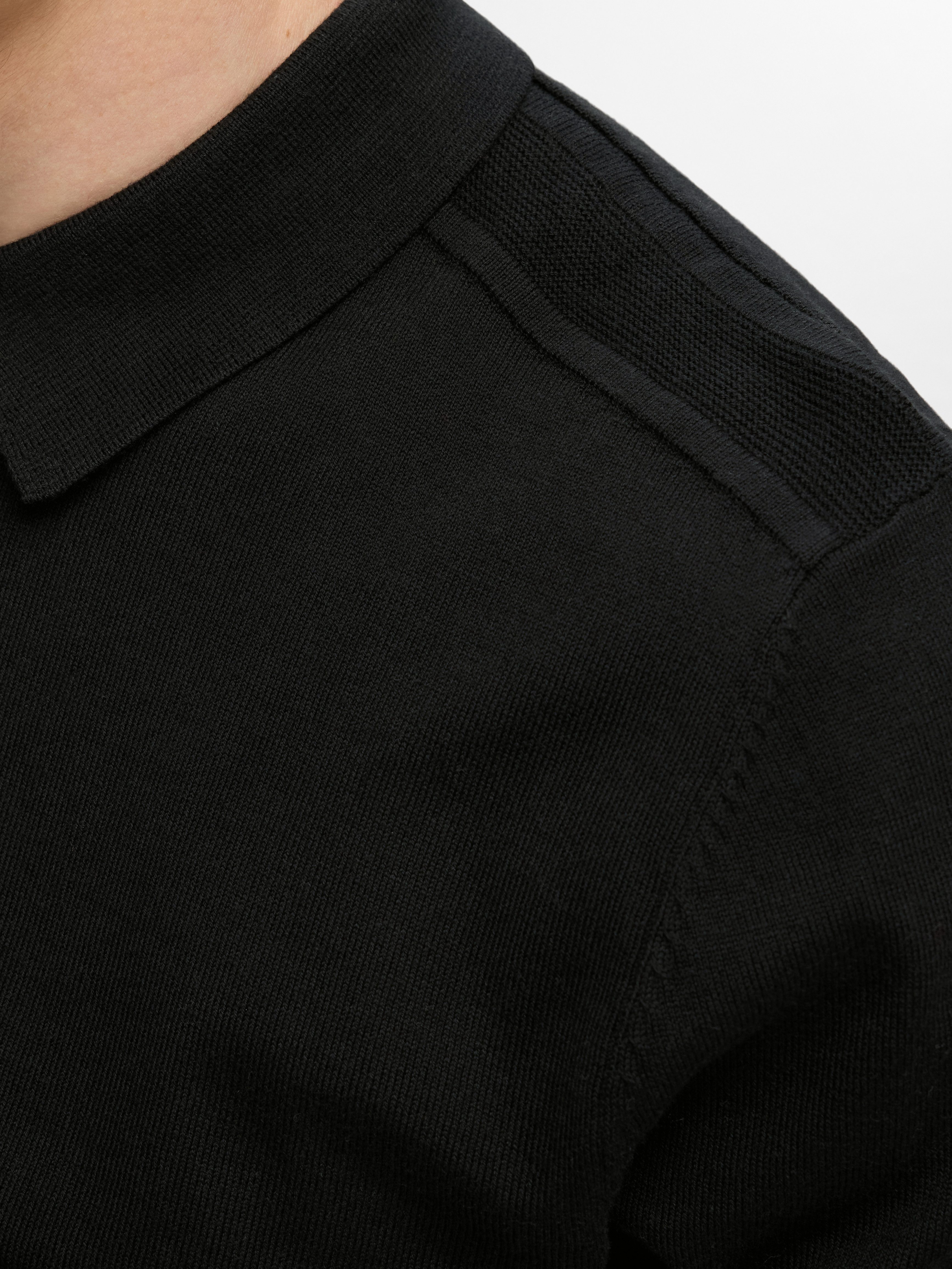 Selected Polokragenpullover SLHBERG LS HALF ZIP POLO NOOS
