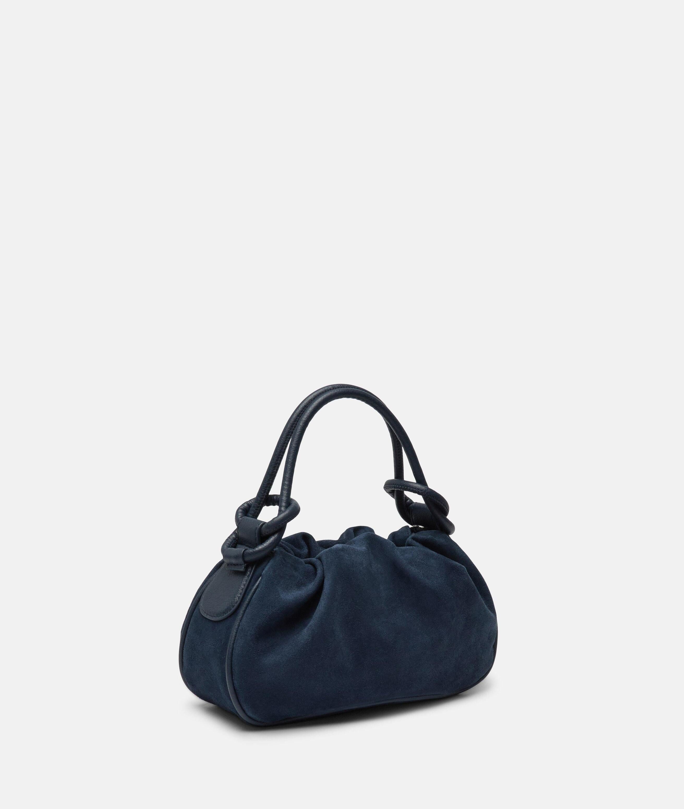 Liebeskind Berlin Schultertasche Mimi Hobo XS, Kleine Tasche in Velourslederoptik
