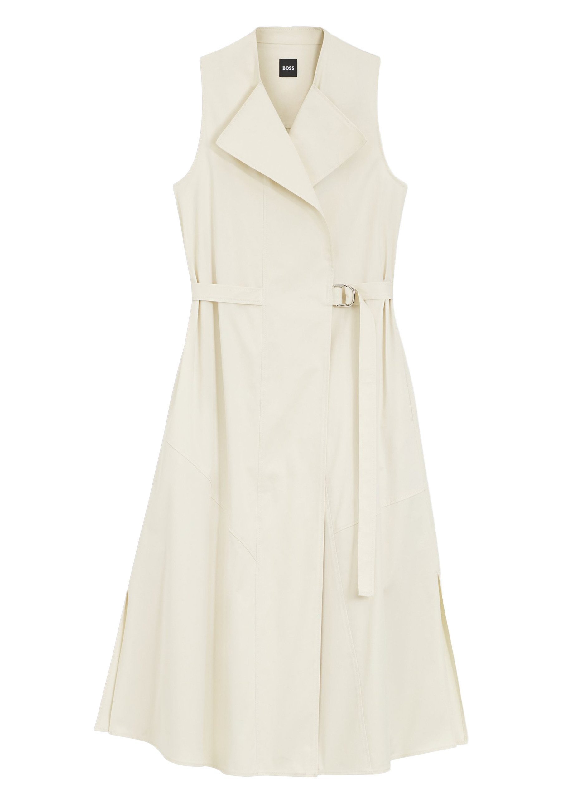 BOSS Druckkleid Dimosa mit verstellbarem Gürtel (1-tlg)