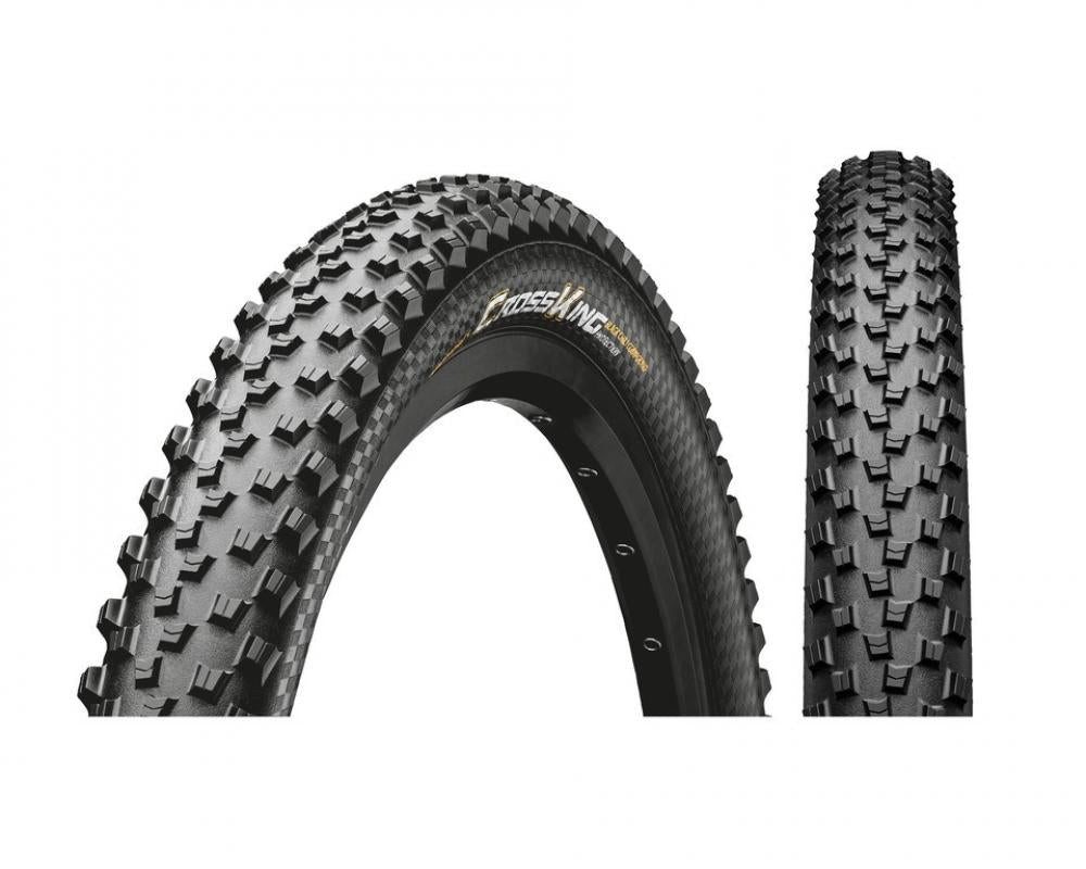 CONTINENTAL Fahrradreifen Continental Reifen Cross King 26x2.20 Zoll 55-559 schwarz E-25 Draht