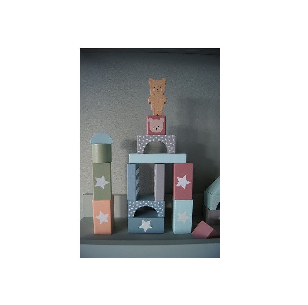 JaBaDaBaDo Bausteine Teddy im Beutelchen Spielbausteine, (50 St)