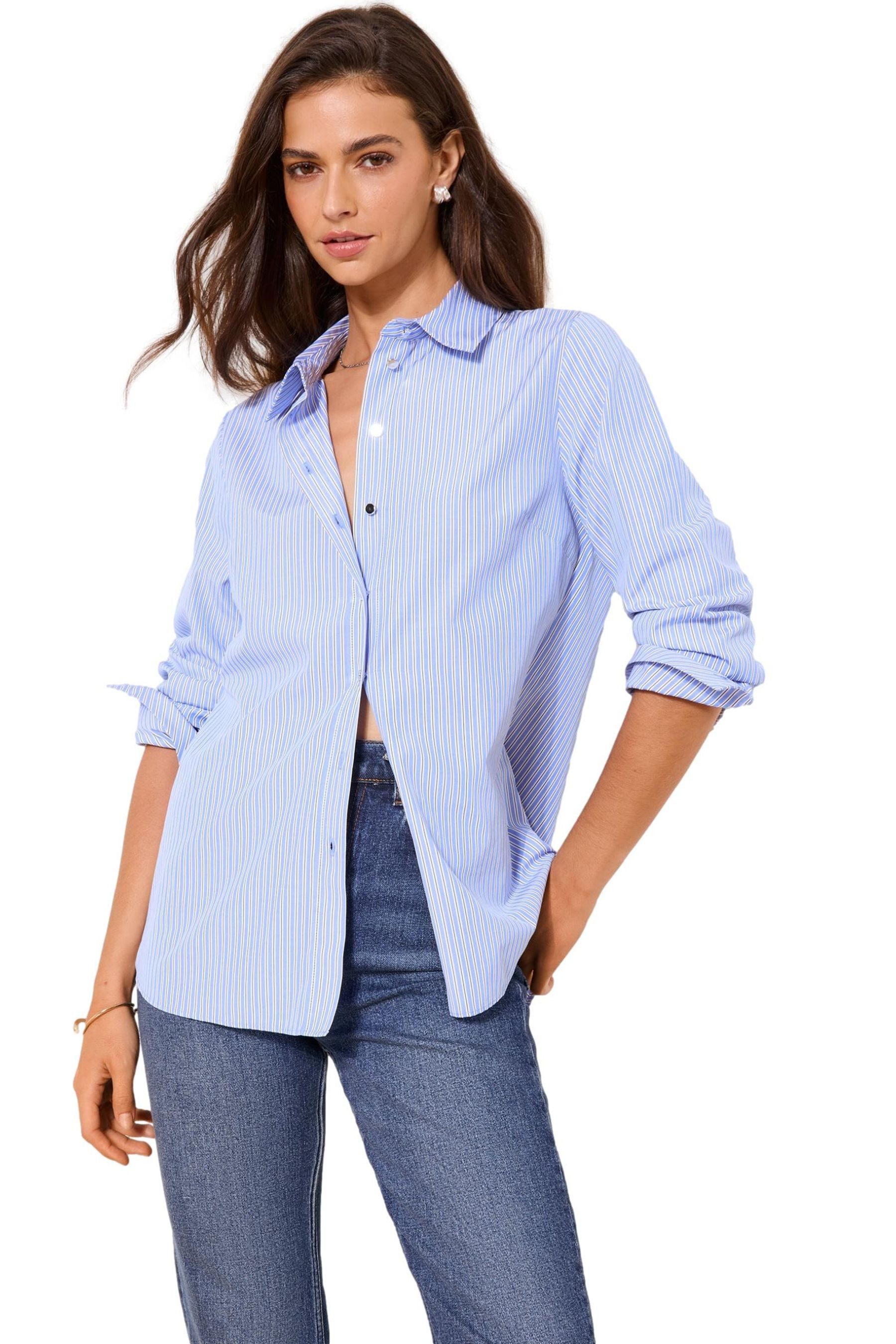 LIPSY Hemdbluse Lipsy Popelinehemd, Regular (1-tlg)