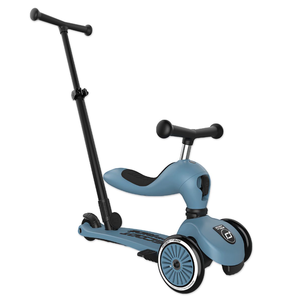 Scoot and Ride Kinderfahrzeug Lauflernhilfe Scoot and Ride, Highwaykick 1 Push & Go, 2 in 1 Spielzeug, Lauflernhilfe, Kinderroller, Scooter