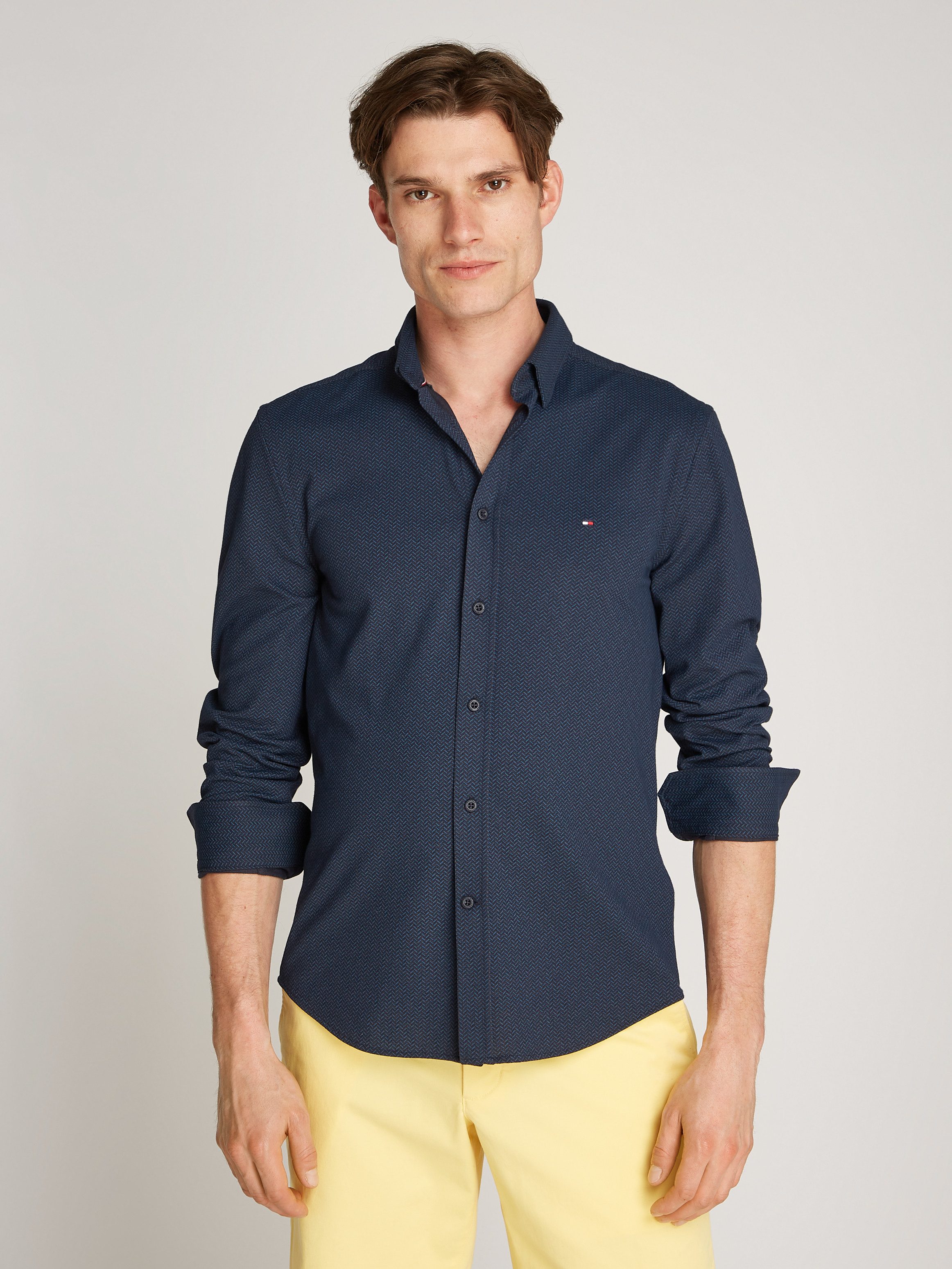 Tommy Hilfiger Businesshemd PERFORMANCE OXF PIQUE günstig online kaufen
