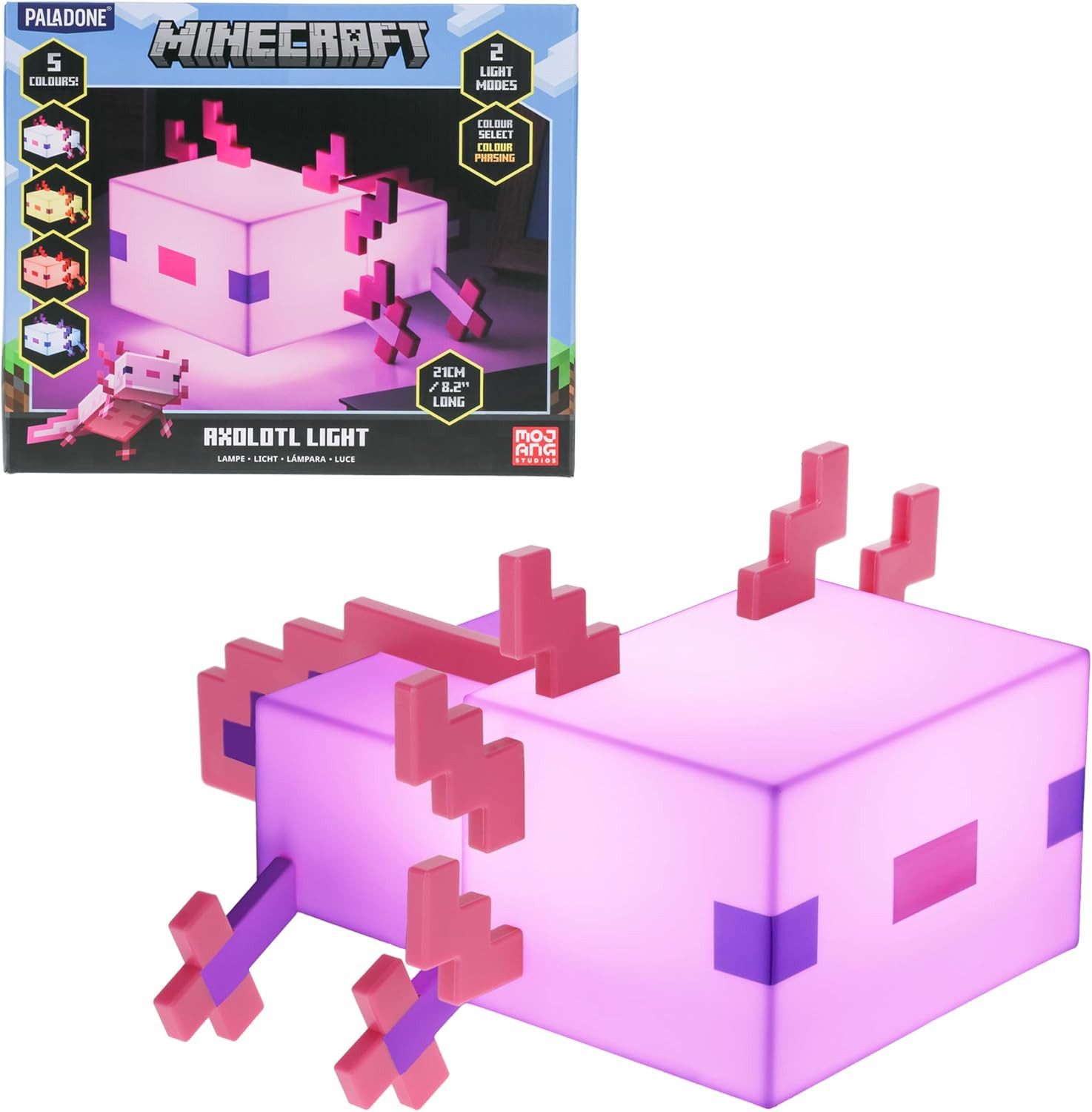 Paladone Dekolicht Minecraft Axolotl Lampe, LED günstig online kaufen