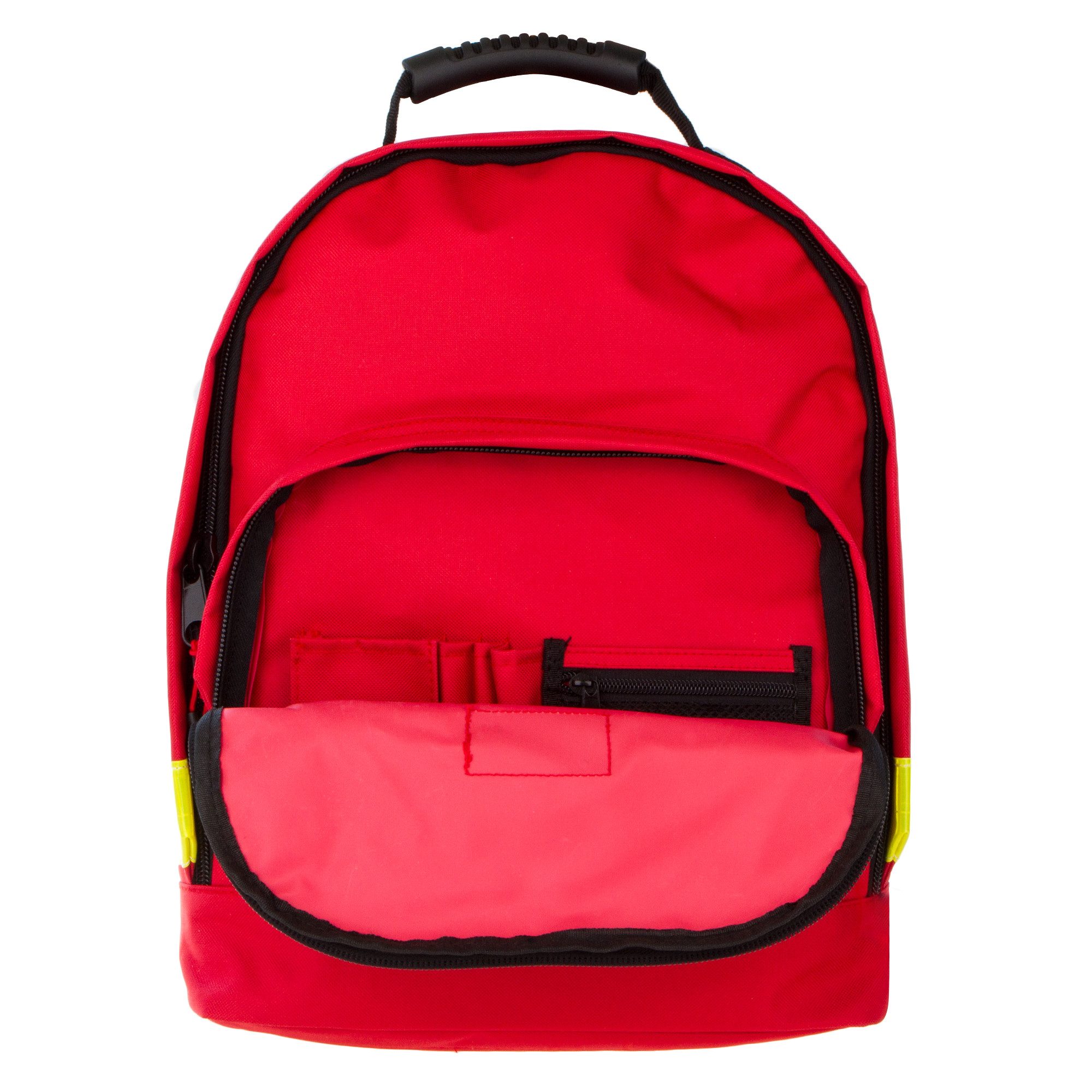 SANISMART Arzttasche Notfallrucksack MEDICUS S Rot Nylon 45 x 35 x 15 cm + 3 Modultaschen
