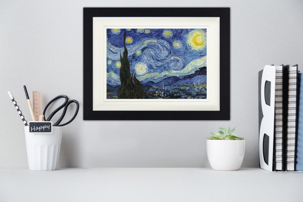 1art1 Poster Vincent Van Gogh Gerahmtes Bild Mit Edlem Passepartout günstig online kaufen