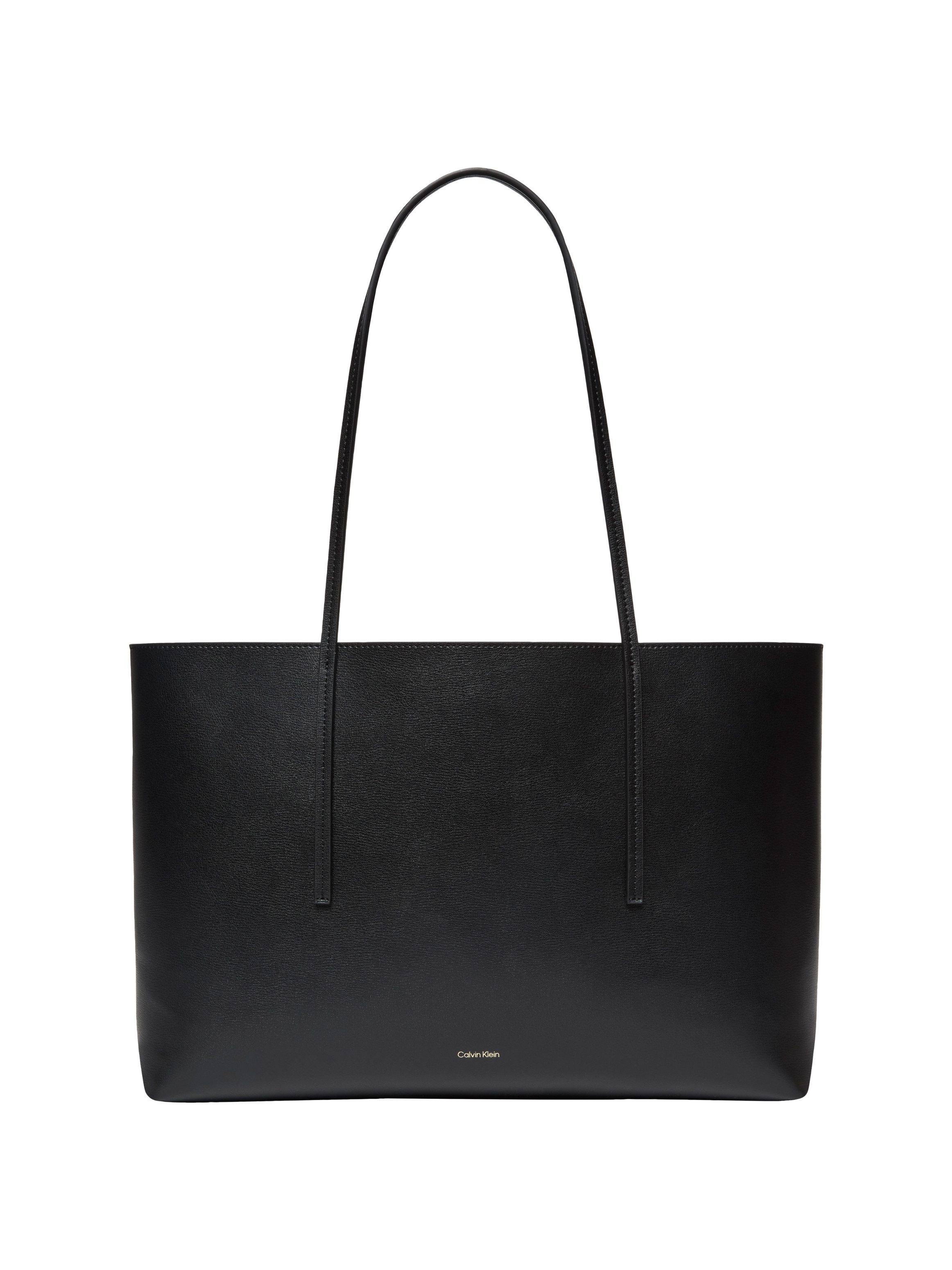 Calvin Klein Henkeltasche FOIL LOGO TOTE W/POUCH (2-tlg), Damen-Schultertasche mit Reißverschluss-Tasche – Bild 3 von 5