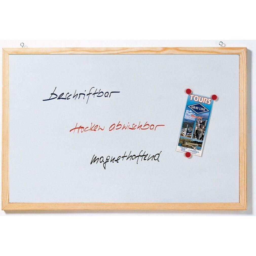FRANKEN Tafel Whiteboard 60,0 x 40,0 cm weiß lackierter Stahl