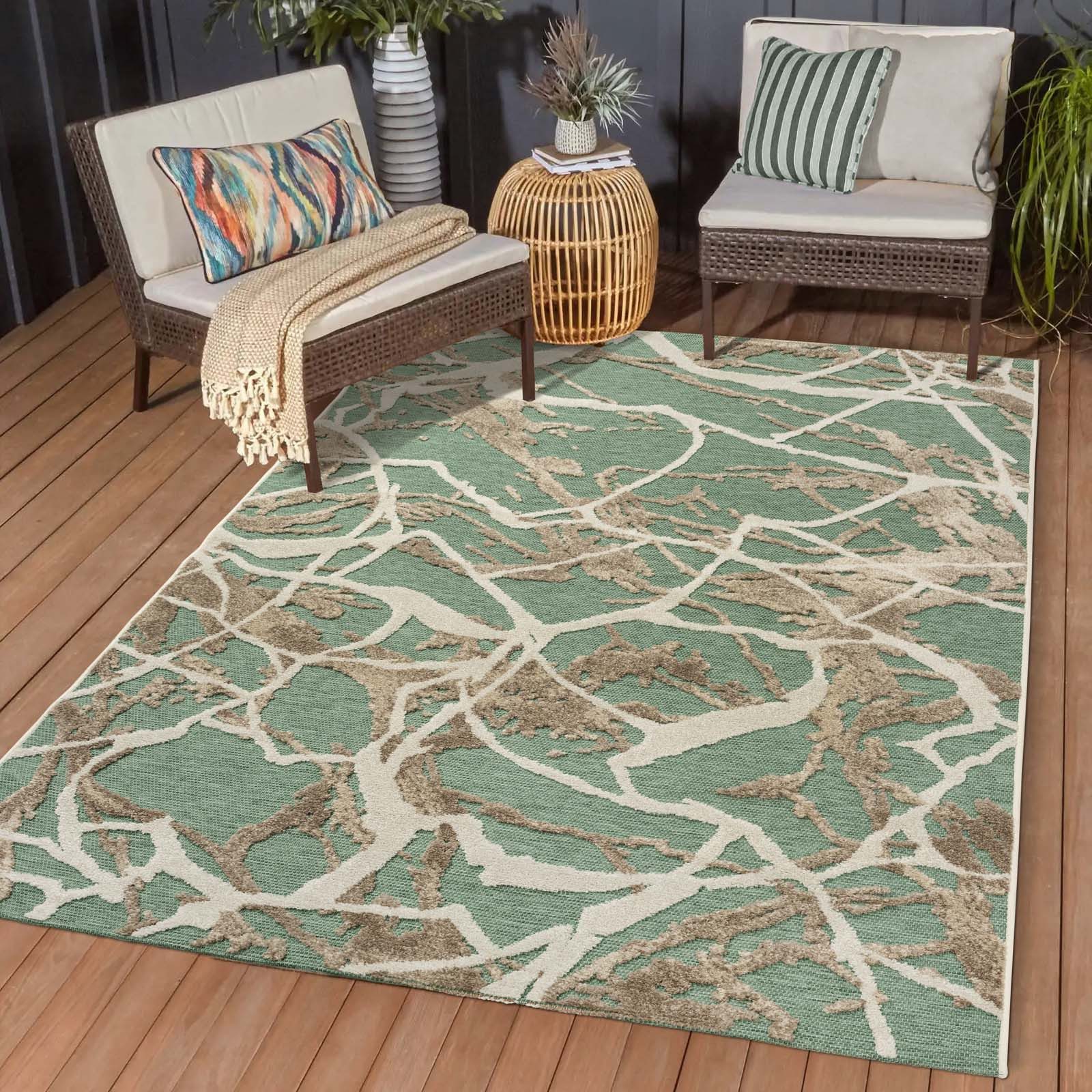 TaraCarpet Teppich TaraCarpet In und Outdoor Teppich Fantasy Marmor, rechte günstig online kaufen