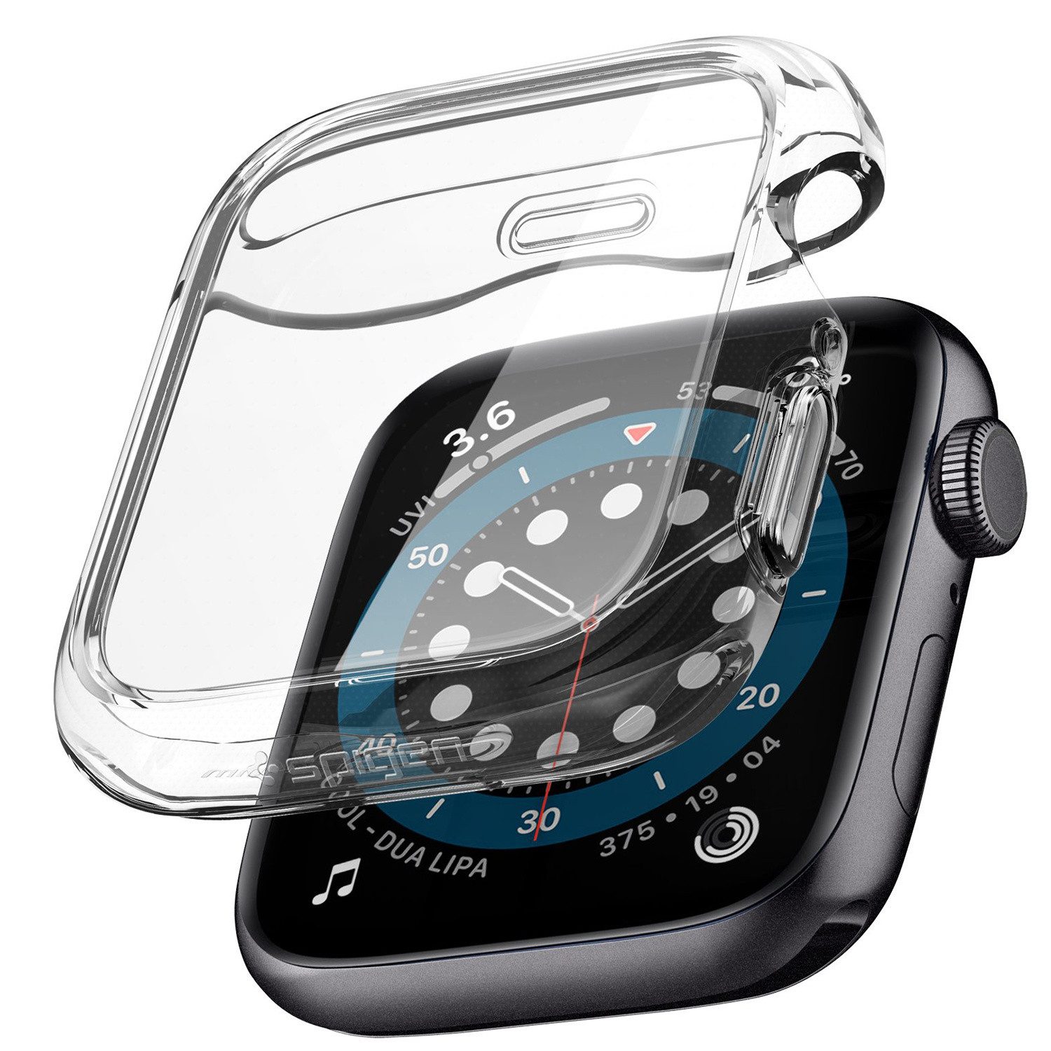 Spigen Displayschutzfolie Spigen Ultra Hybrid Case Apple Watch 4 / 5 / 6 / SE - 40 mm - Transpar, 1 Stück