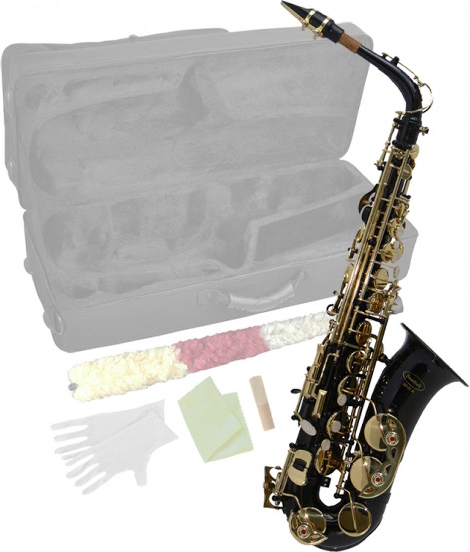 Saxophon Eb Alt-Saxophon in Schwarz mit hohem FIS