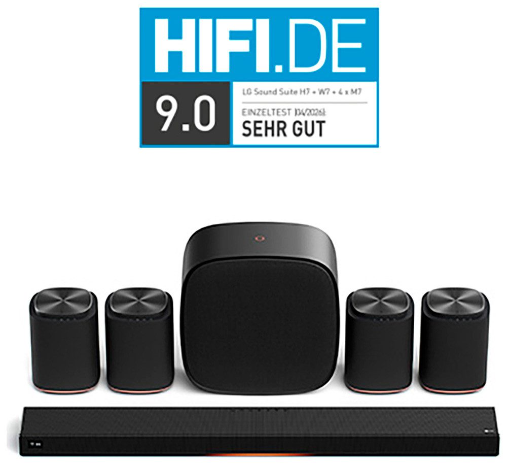 LG Sound Suite W7 Subwoofer (WLAN (WiFi), 220 W, unterstützt Dolby Atmos FlexConnect-Technologie) – Bild 5 von 5