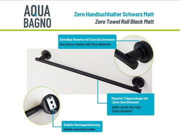 Aqua Bagno Handtuchhalter Aqua Bagno ZERO Handtuchhalter zur Wandmontage