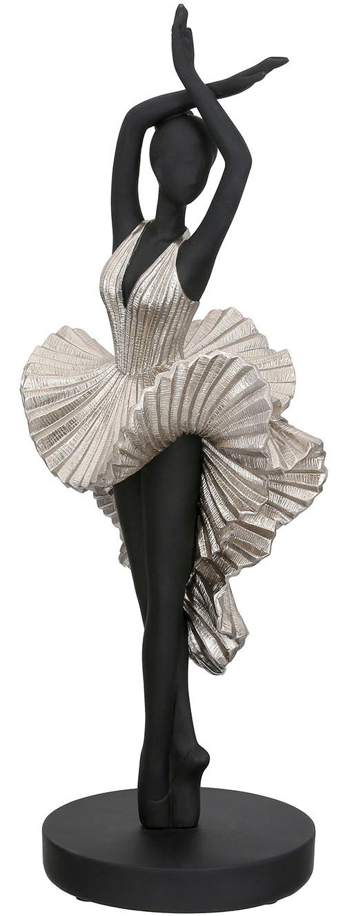 GILDE Dekofigur Skulptur Ballerina Ballet schwarz H. 44 cm (1 St)