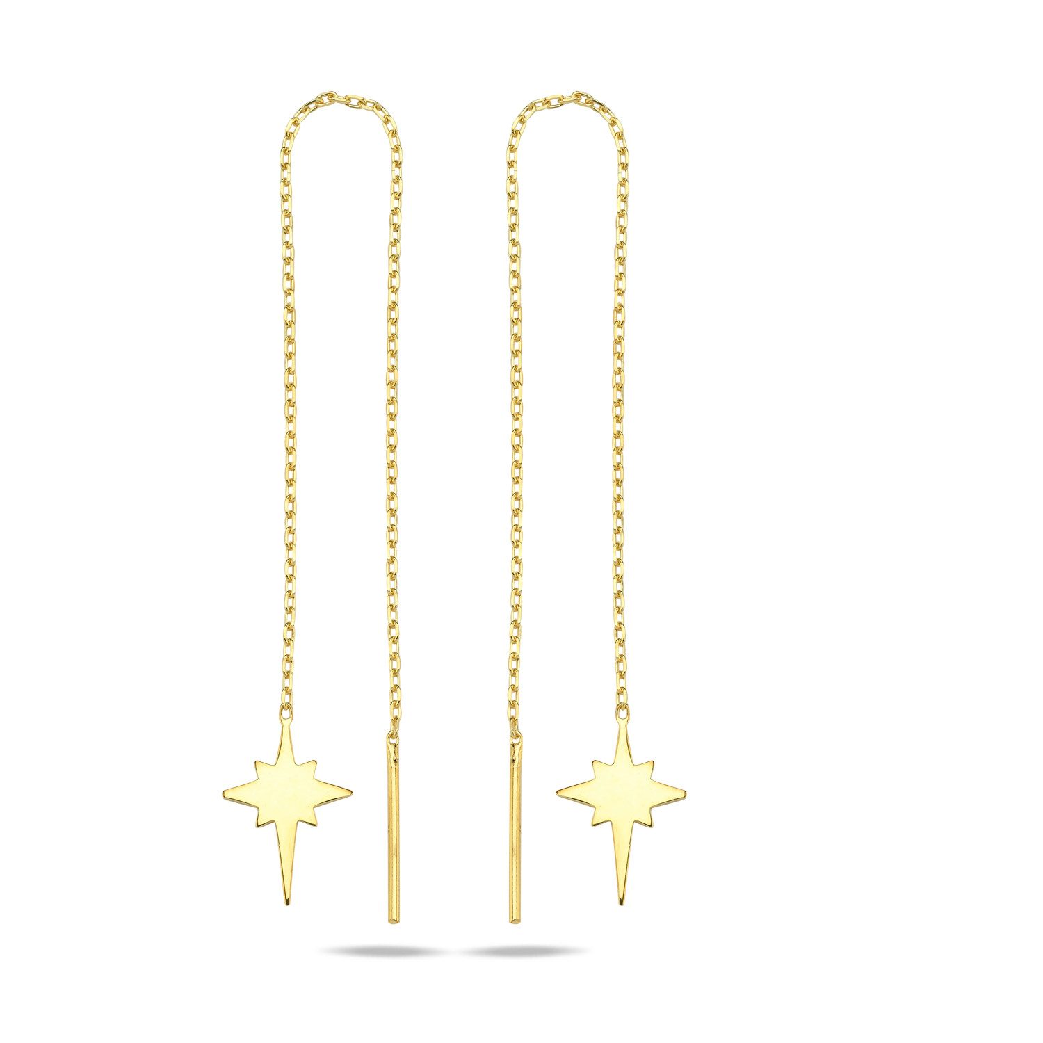 Nisan Ohrring-Set, 925 Sterling Silber Durchzieher-Ohrringe, Nordstern Anhä günstig online kaufen