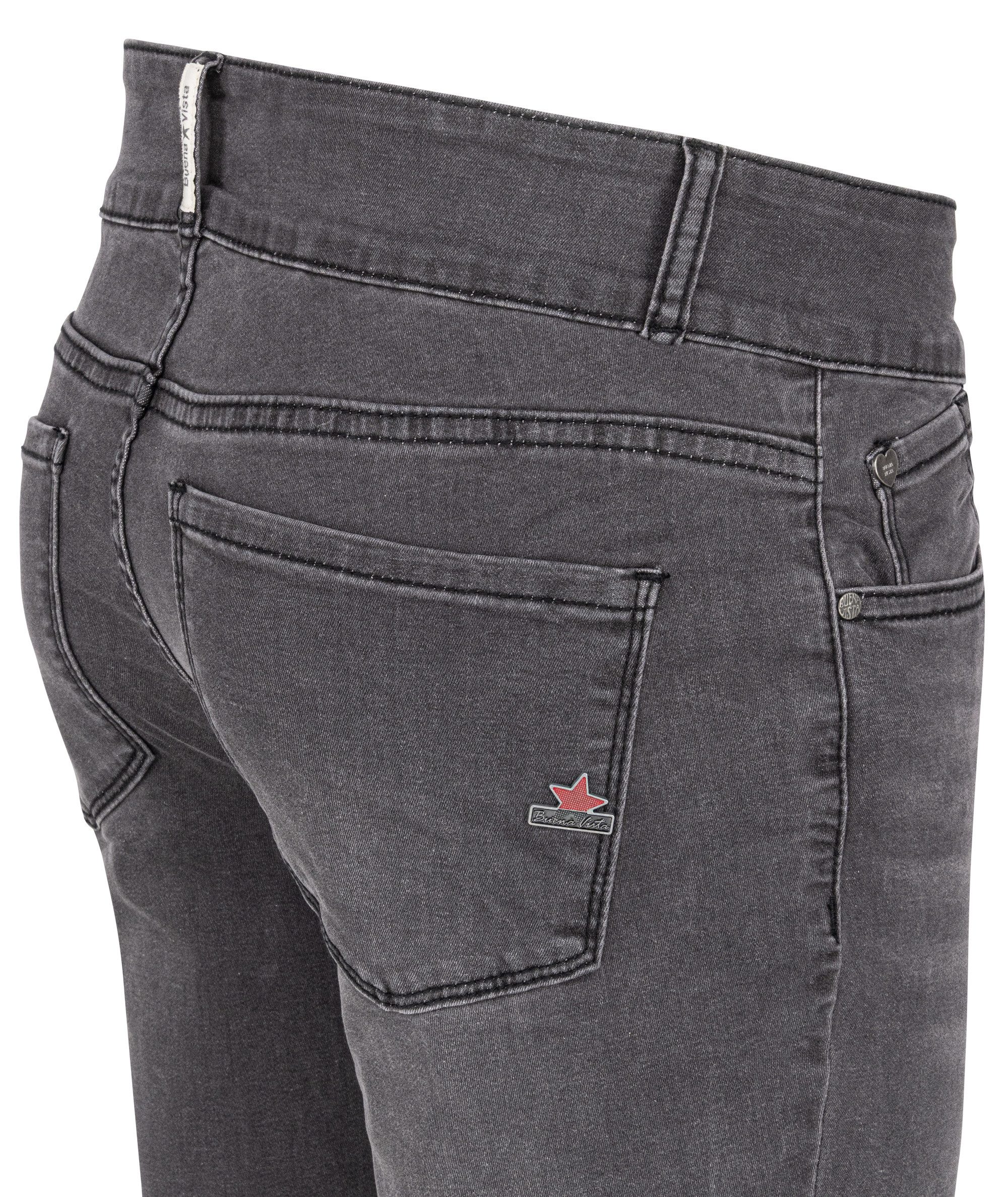 Buena Vista Stretch-Jeans BUENA VISTA TUMMYLESS CROPPED grey black 2508 B5827 601.5312 - Cozy