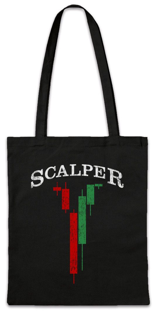 Beuteltasche Scalper Stofftasche Bullen Bärische Bullische Kurse Börse Day Trader