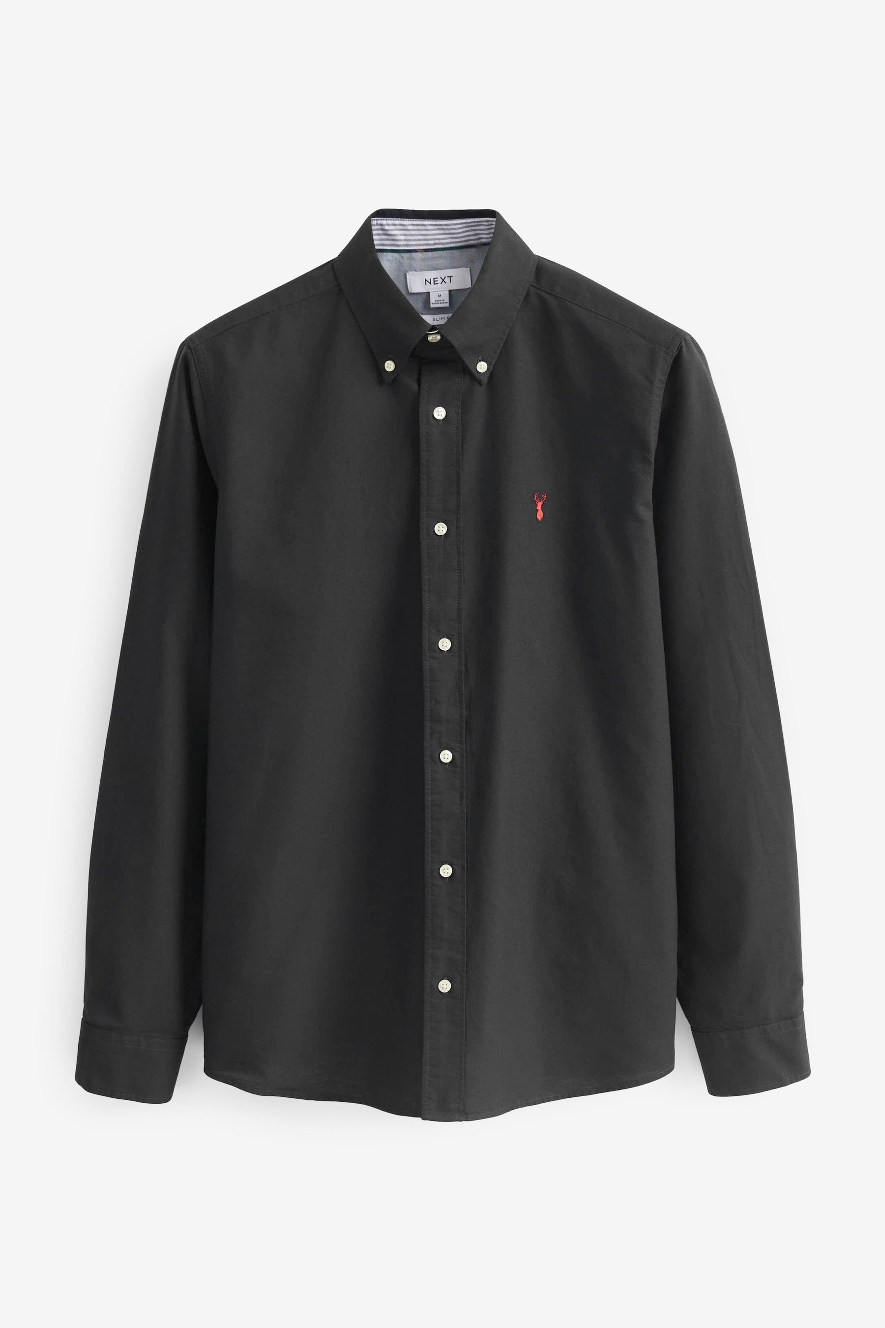 Next Langarmhemd Langärmeliges Slim Fit Oxfordhemd günstig online kaufen