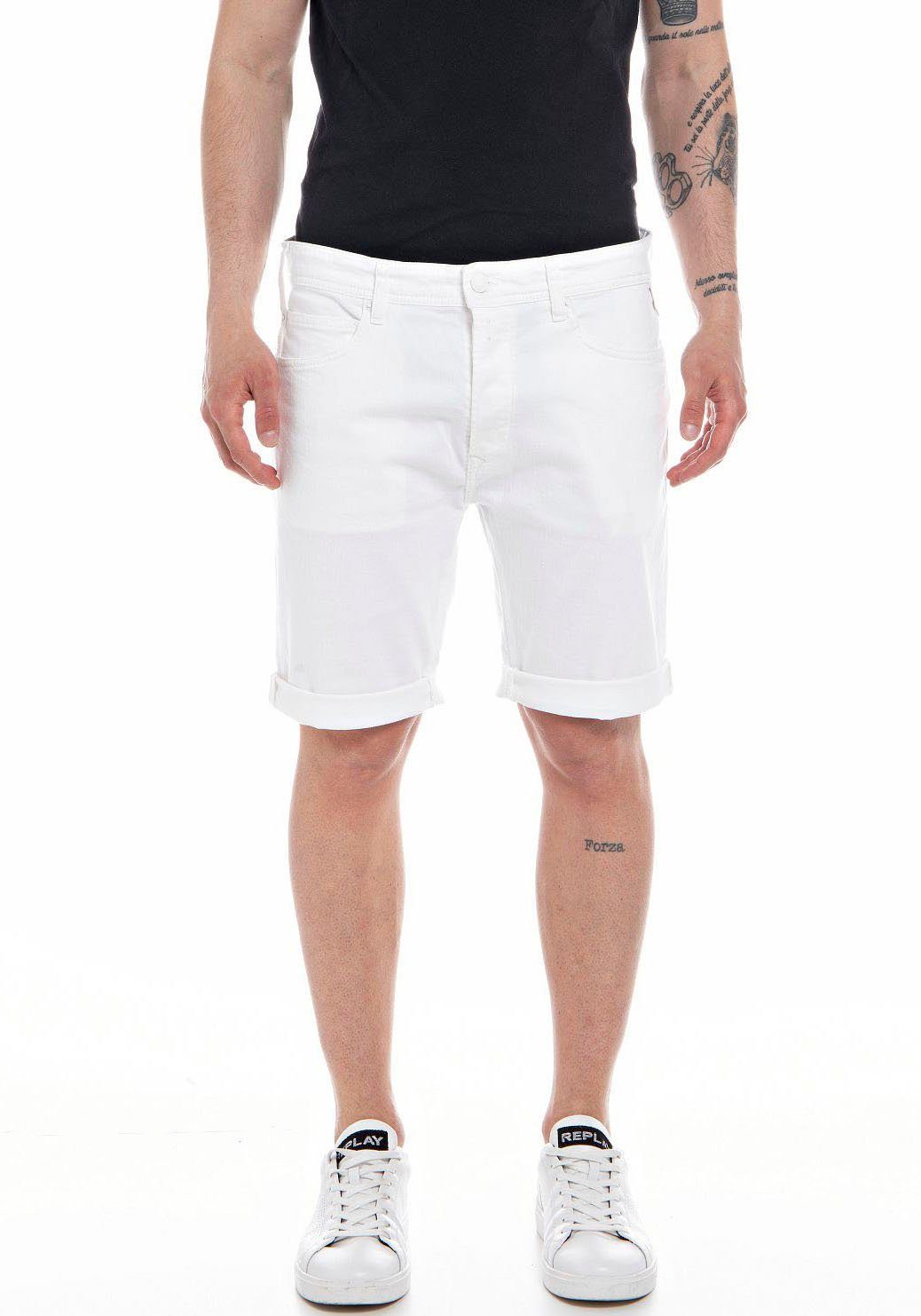 Replay Shorts RBJ.901 white