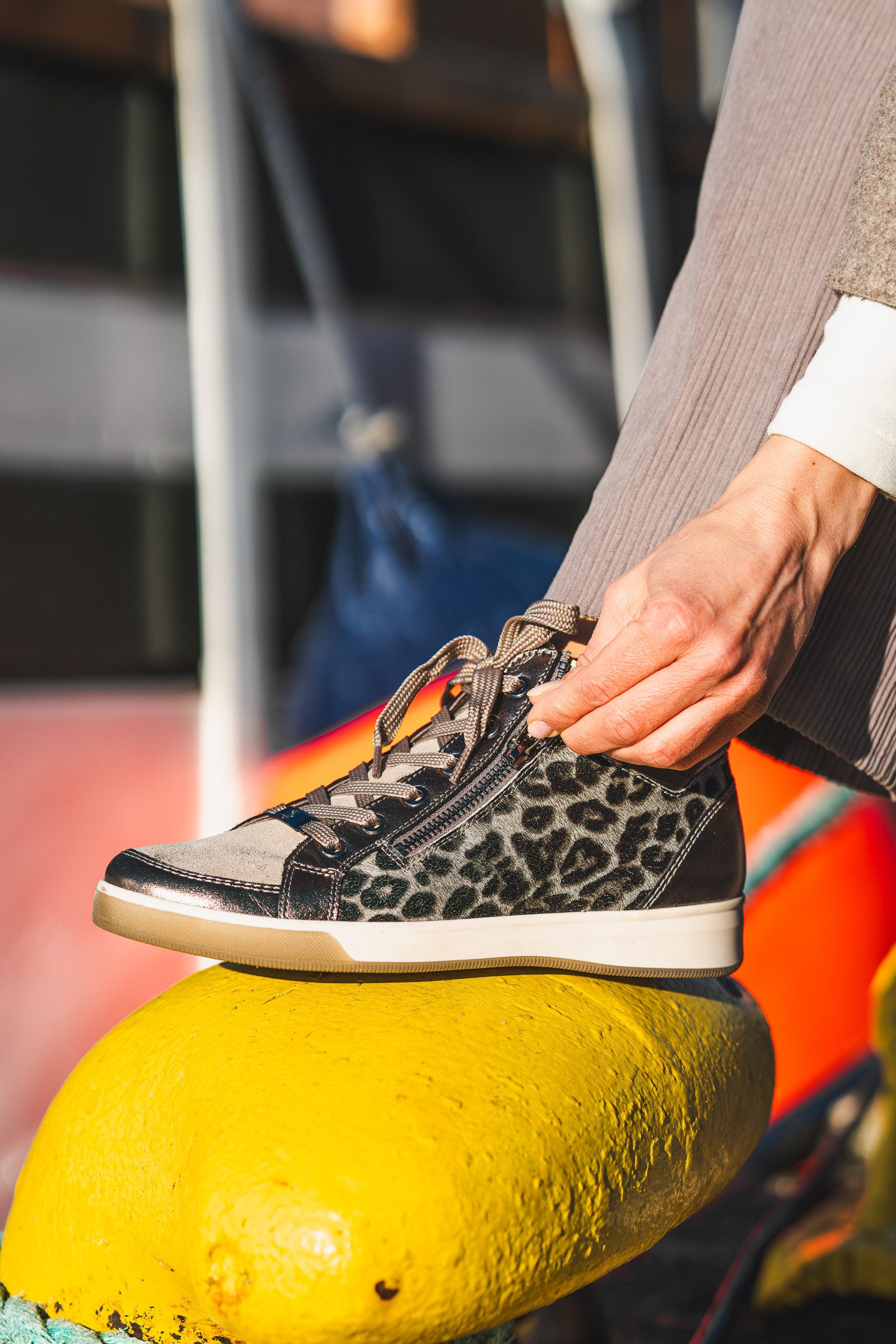 Ara ROM Sneakerboots Hightop Sneaker, Schnürboots in Bequemweite G (weit) günstig online kaufen