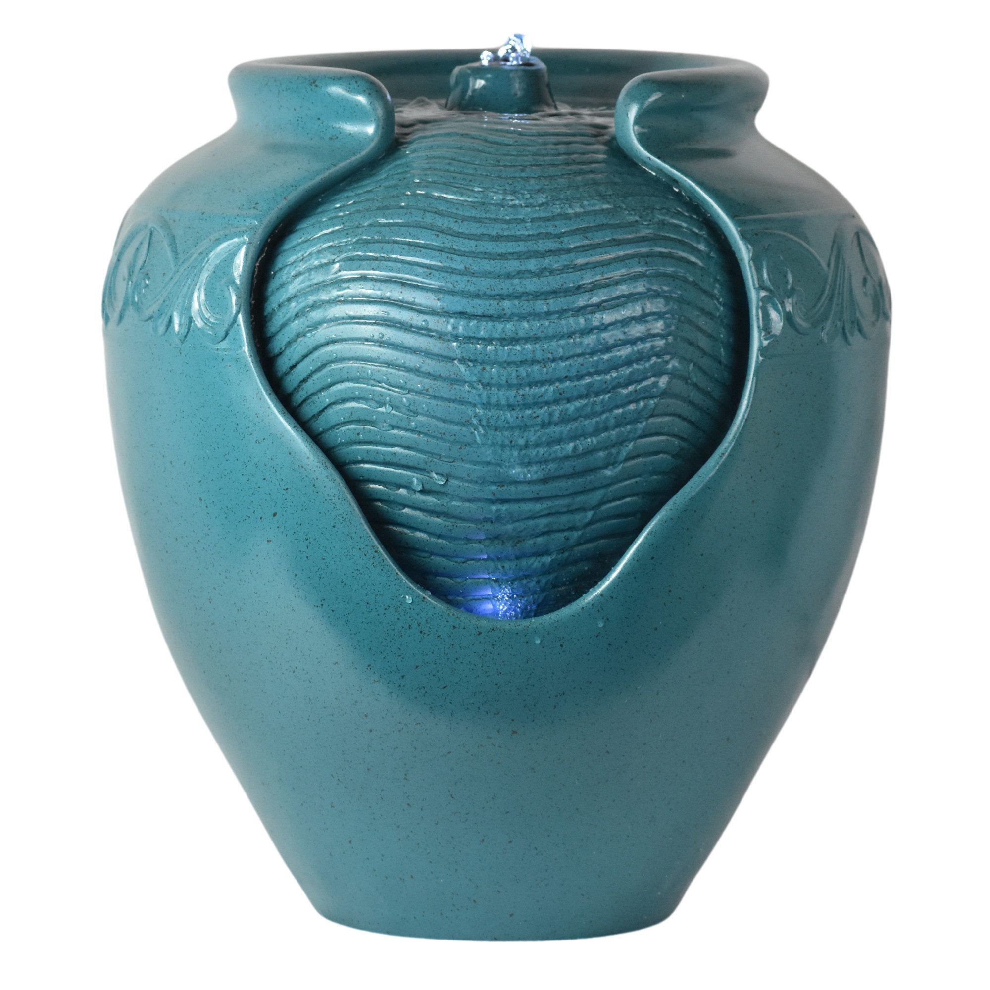 Teamson Home Gartenbrunnen Gartenbrunnen grün glasiert günstig online kaufen