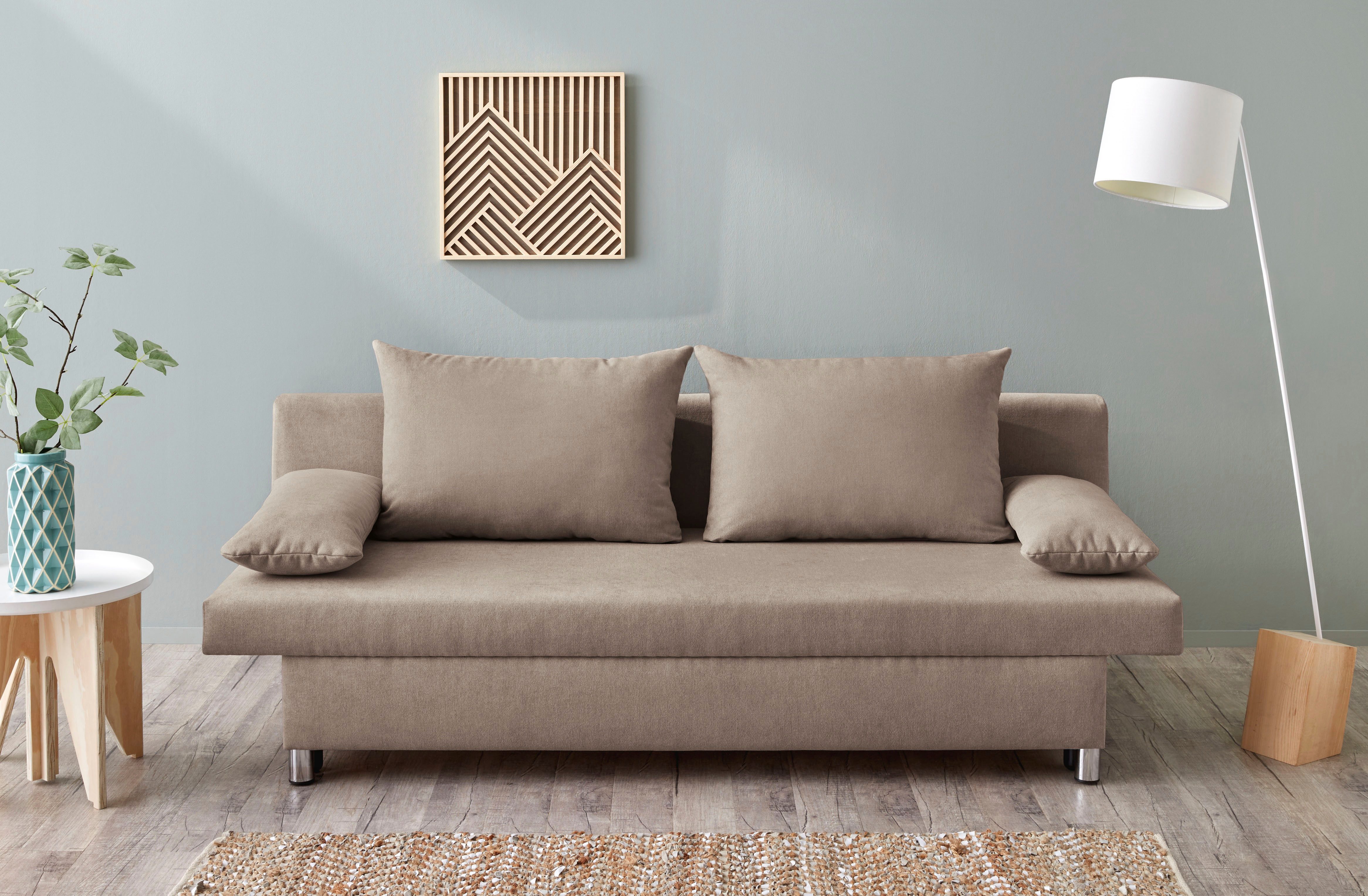 Jockenhöfer Gruppe Schlafsofa B: 191 cm, Liegefl. 120x191 cm, mit Schlaffunktion & Bettkasten