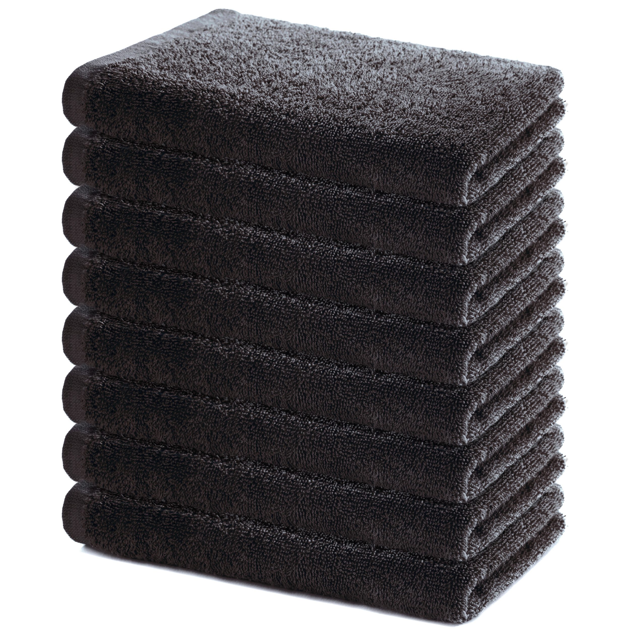 Lavea Handtücher Sydney Set Handtuch oder Duschtuch, (8-St), 500 g/m² Frottier, weich & saugstark, pflegeleicht