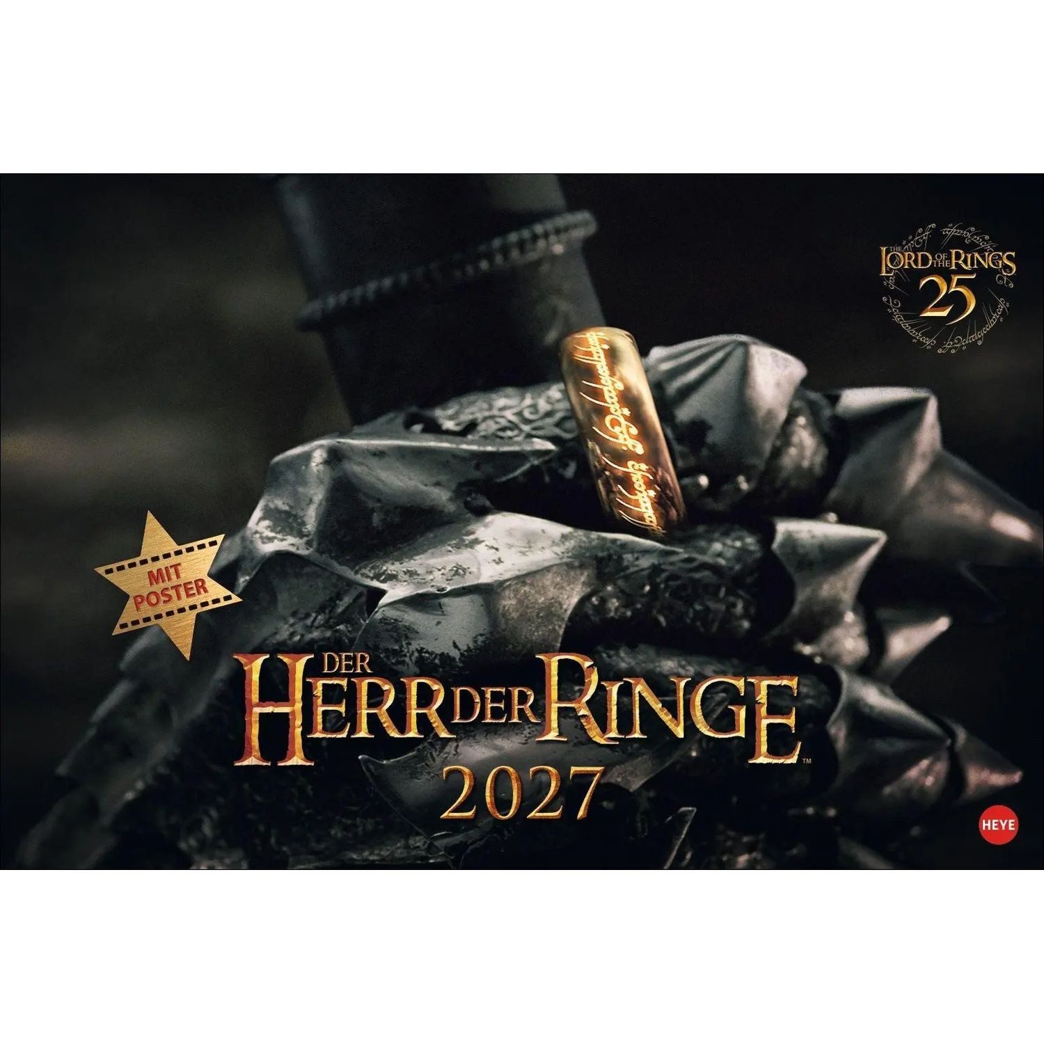Wandkalender Der Herr der Ringe Broschur XL Kalender 2027