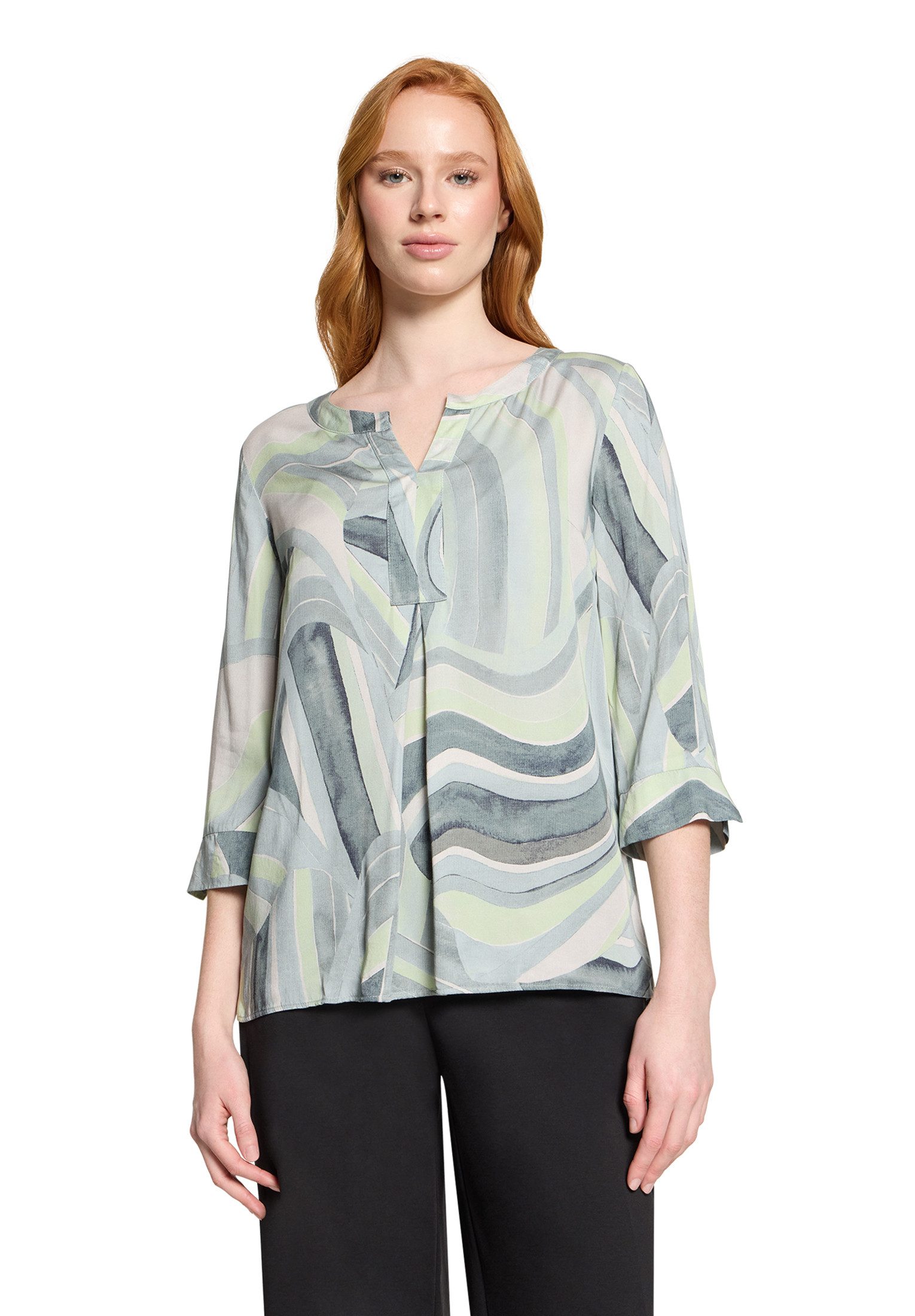 Schlupfbluse Damen mit Muster