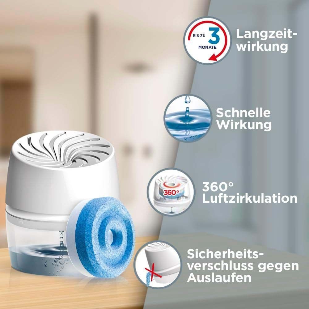 Pattex Luftbefeuchter Pattex Luftentfeuchter Aero 360 Bad mit 450 g Tablette – Bild 3 von 4
