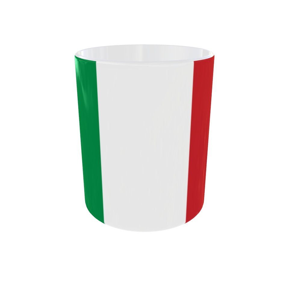 Tasse IT Kaffeetasse Becher Tinisu Flagge Kaffee Tasse Pot Coffeecup Italien