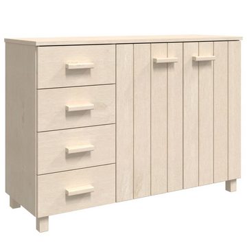 vidaXL Anrichte Sideboard Honigbraun 113x40x80 cm Massivholz Kiefer