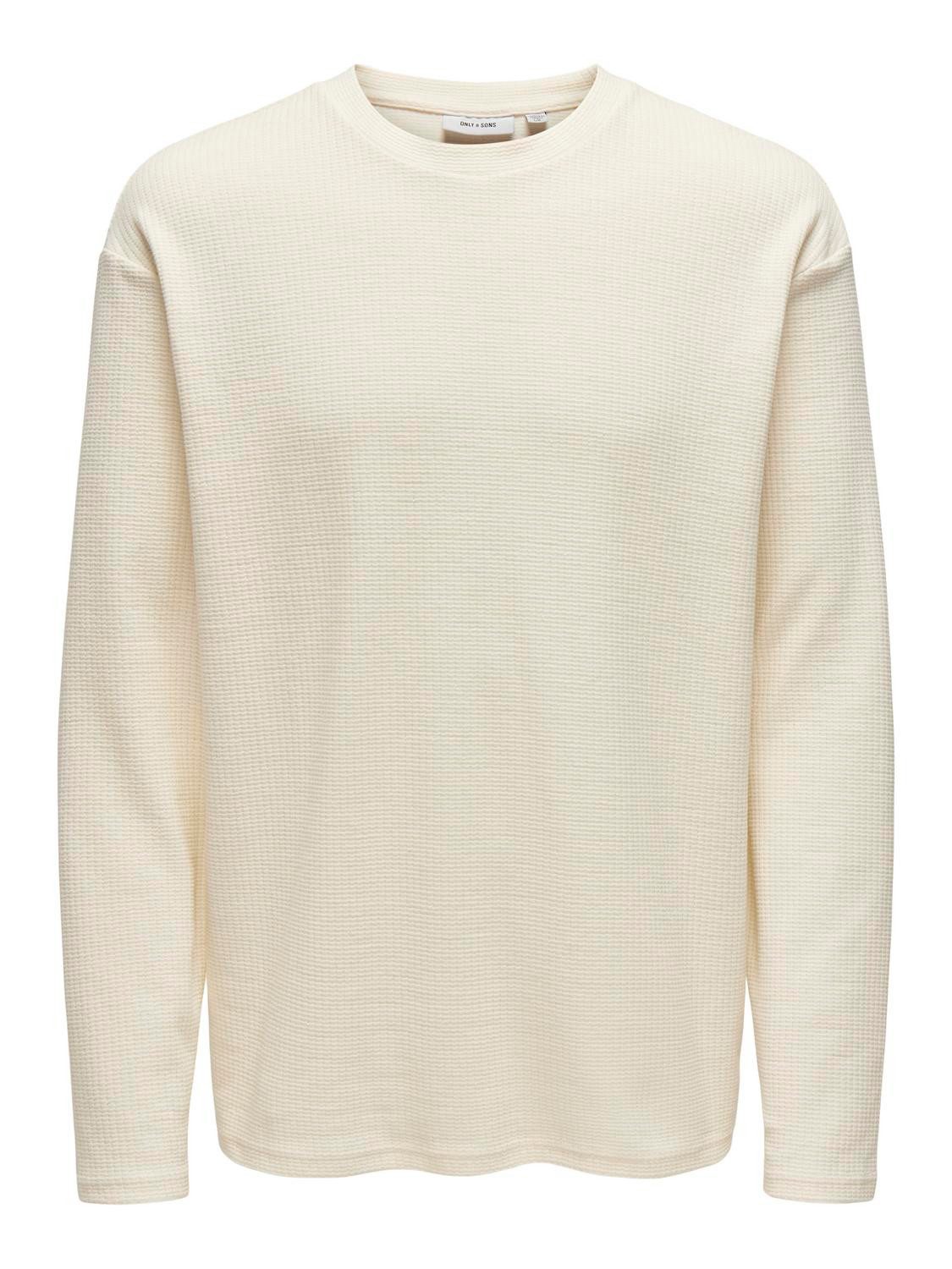 ONLY & SONS Longsleeve Rundhals Regular Fit bequem ONSMORTEN REG LS TEE günstig online kaufen