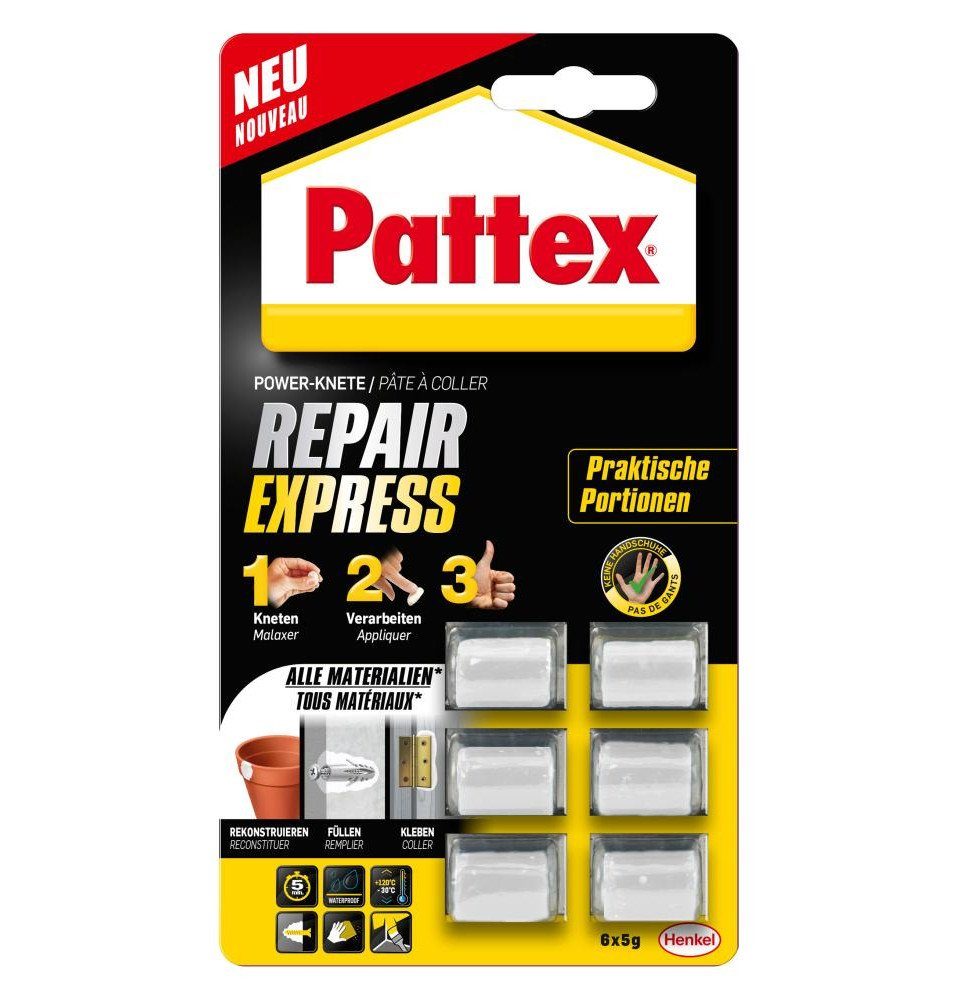 Pattex Montagekleber Pattex Epoxidharzkleber Powerknete Repair Express günstig online kaufen