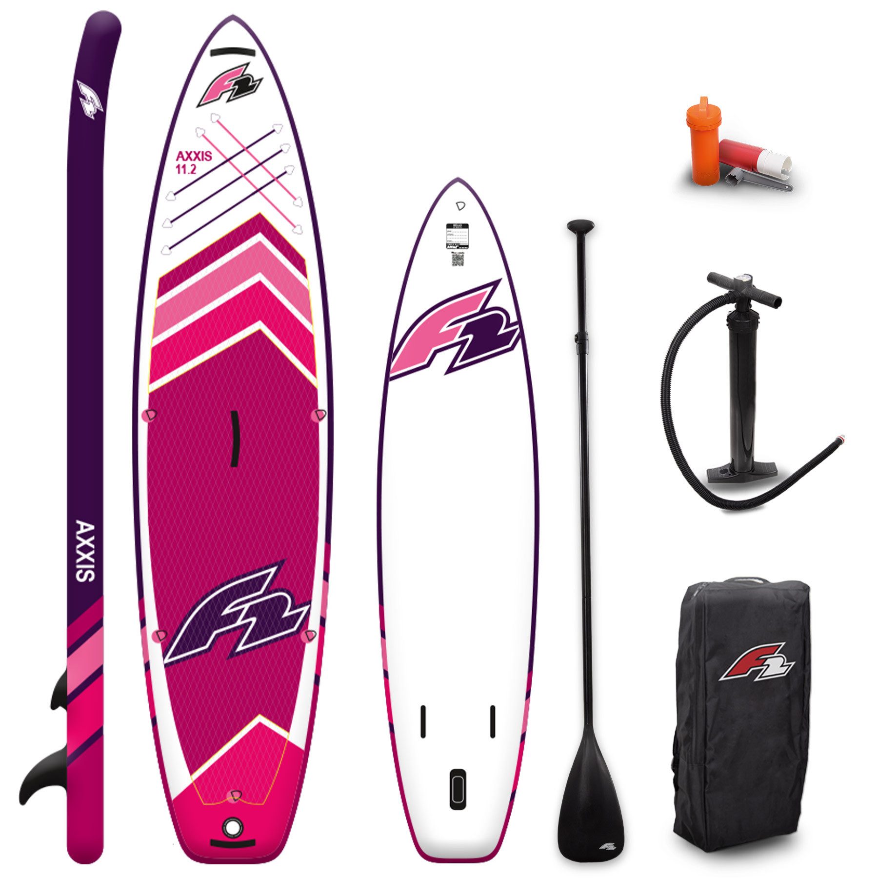 SUP-Board F2 Stand up Paddle Board AXXIS - Damen SUP 10,2 Pink