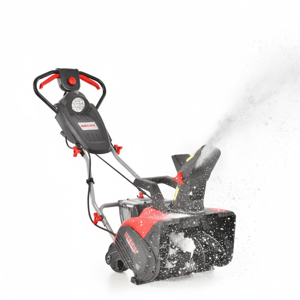 Hecht Akku-Schneefräse 9040 40 V Li-Ion kabellos LED, 46 cm Arbeitsbreite, 190° schwenkbarer Auswurf