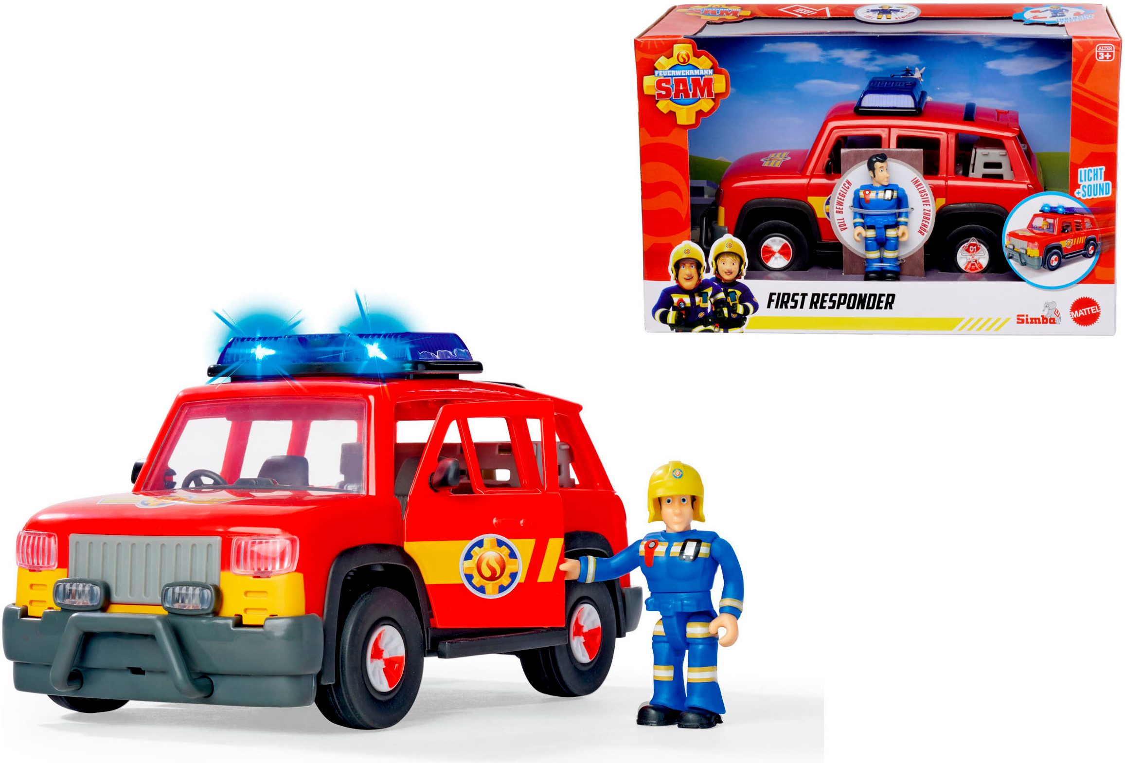 SIMBA Spielzeug-Feuerwehr Sam First Responder Fahrzeug, günstig online kaufen