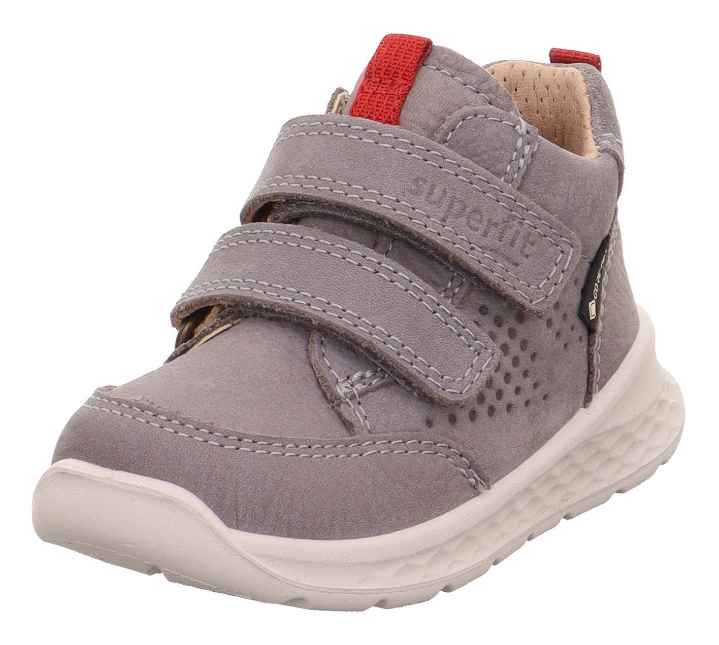Superfit BREEZE WMS: Mittel Lauflernschuh Klettschuh mit wasserdichtem GORE-TEX, Größenschablone zum Download