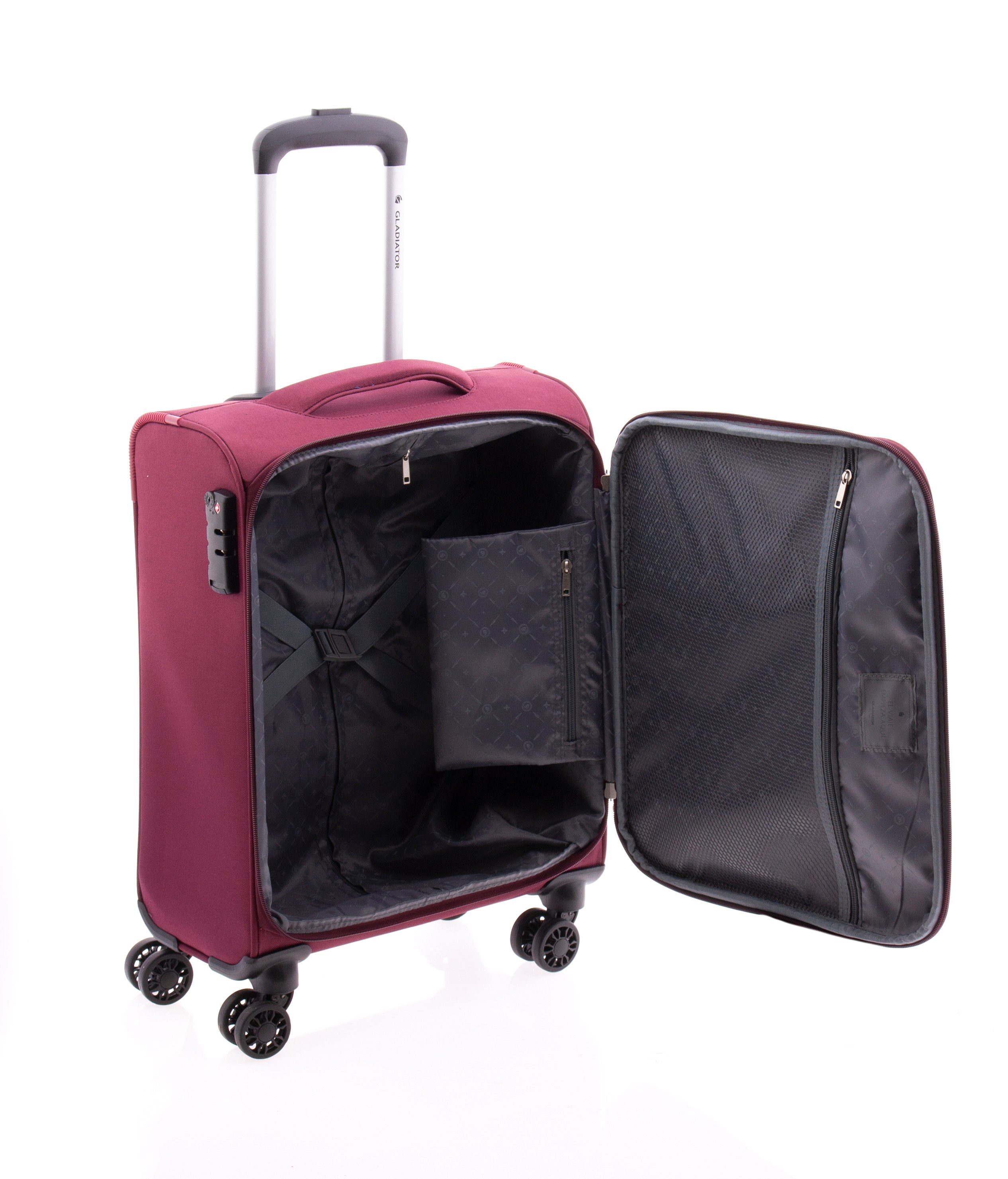 GLADIATOR Handgepäck-Trolley 4 Rollen, 55 cm günstig online kaufen
