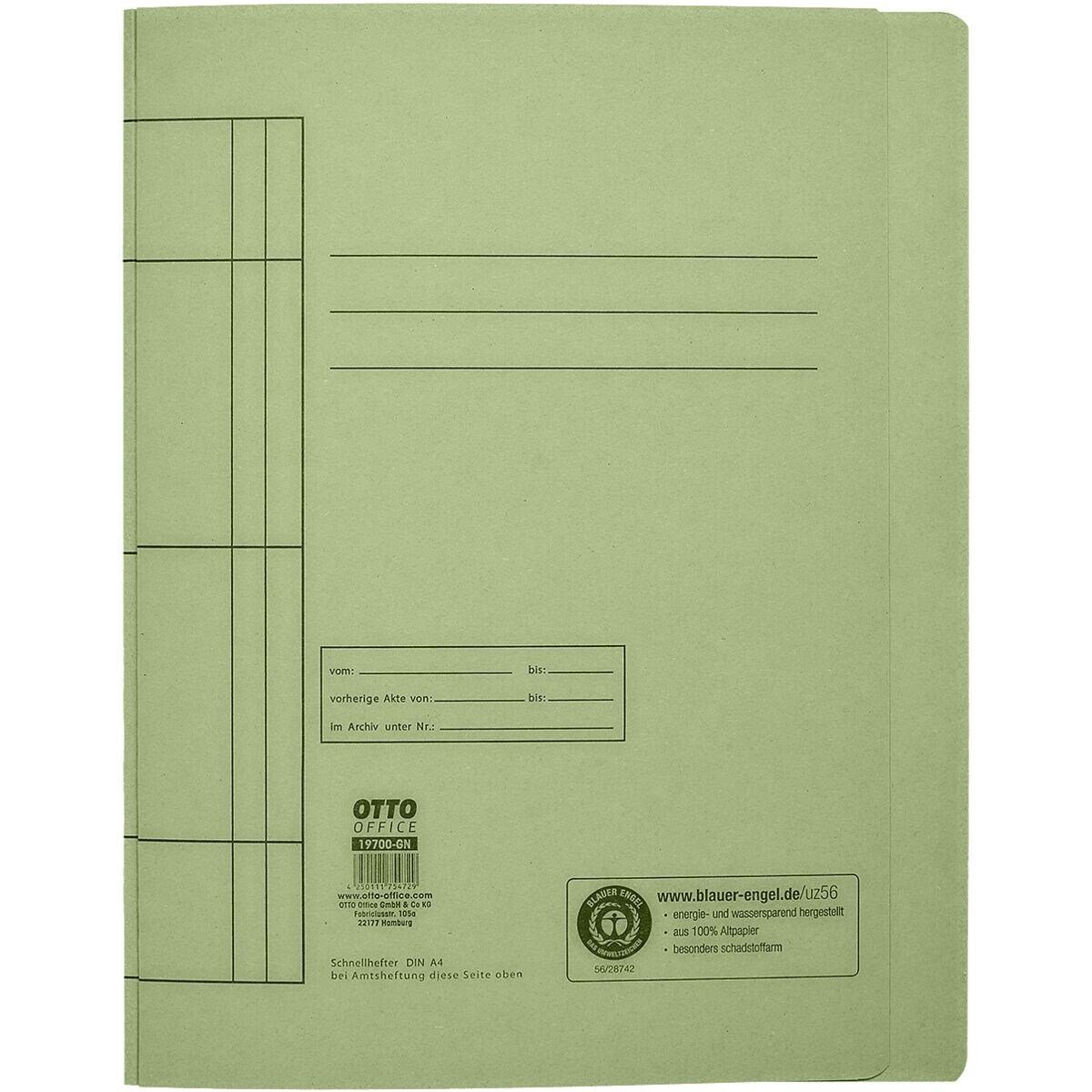 Otto Office Hefter, aus Recyclingkarton, Format DIN A4, bis 250 Blatt